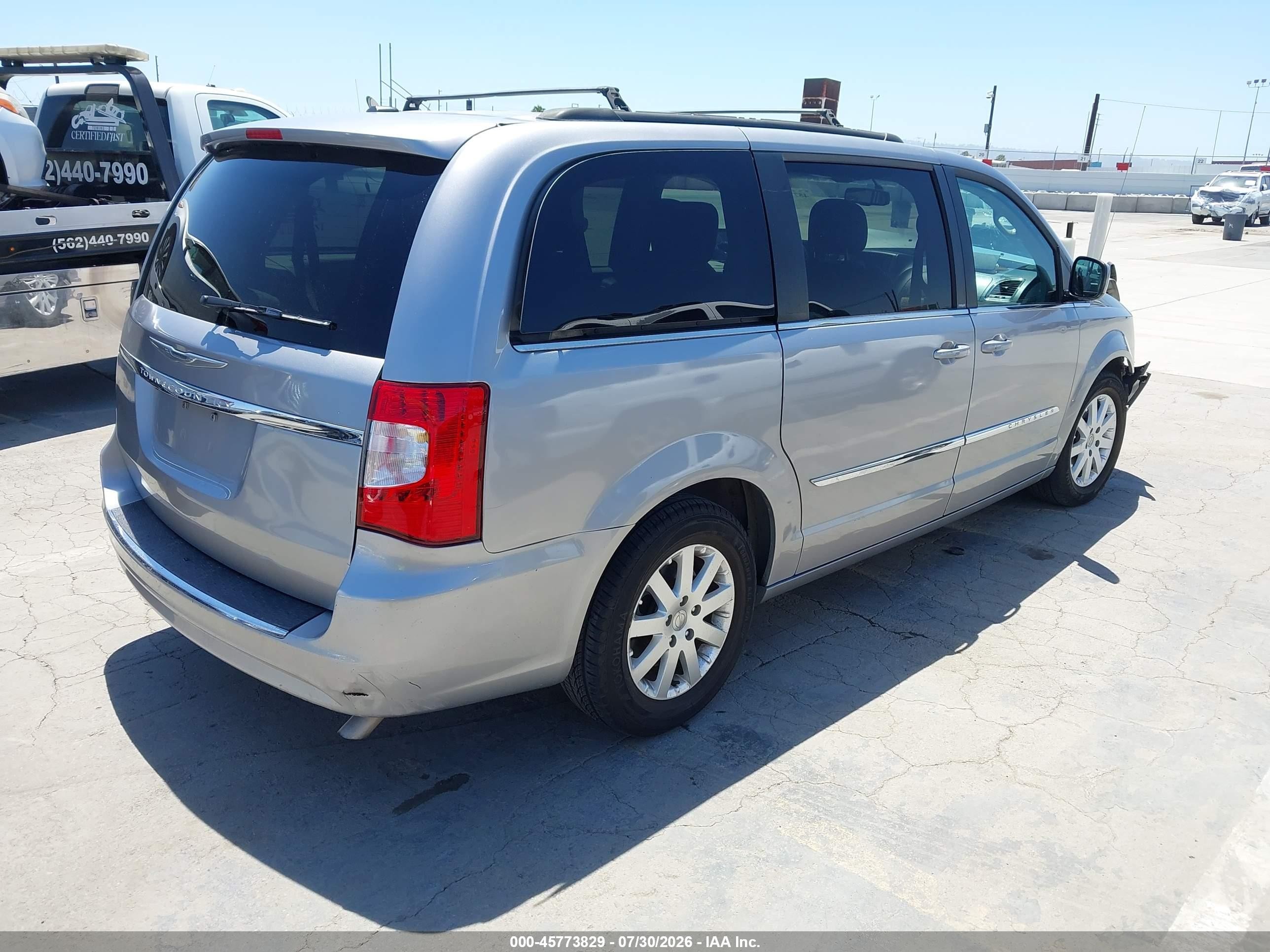2014 Chrysler Town & Country Touring Серебряный vin: 2C4RC1BG9ER211838