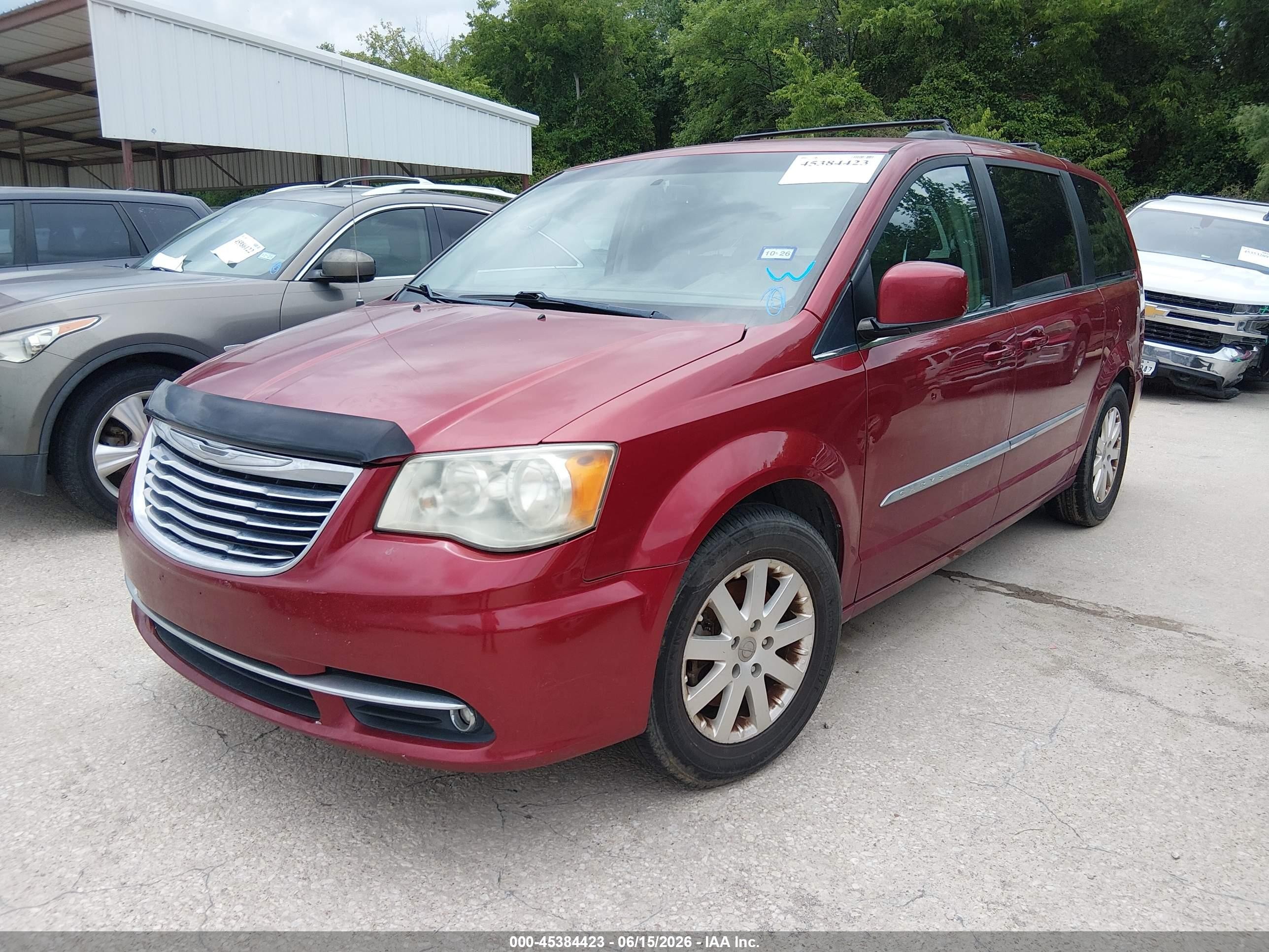 2014 Chrysler Town & Country Touring Maroon vin: 2C4RC1BG9ER214853