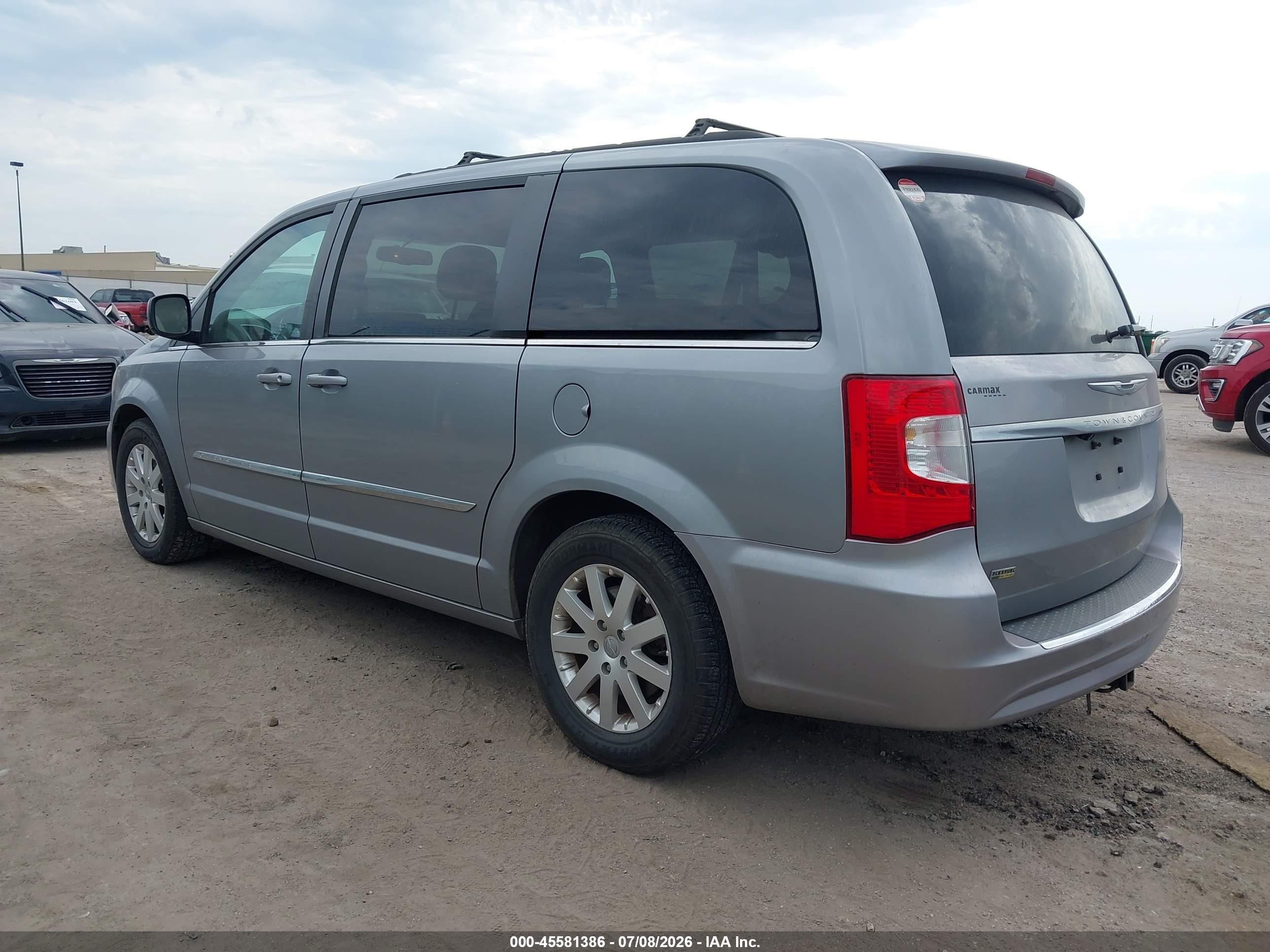 2014 Chrysler Town & Country Touring Серебряный vin: 2C4RC1BG9ER217316