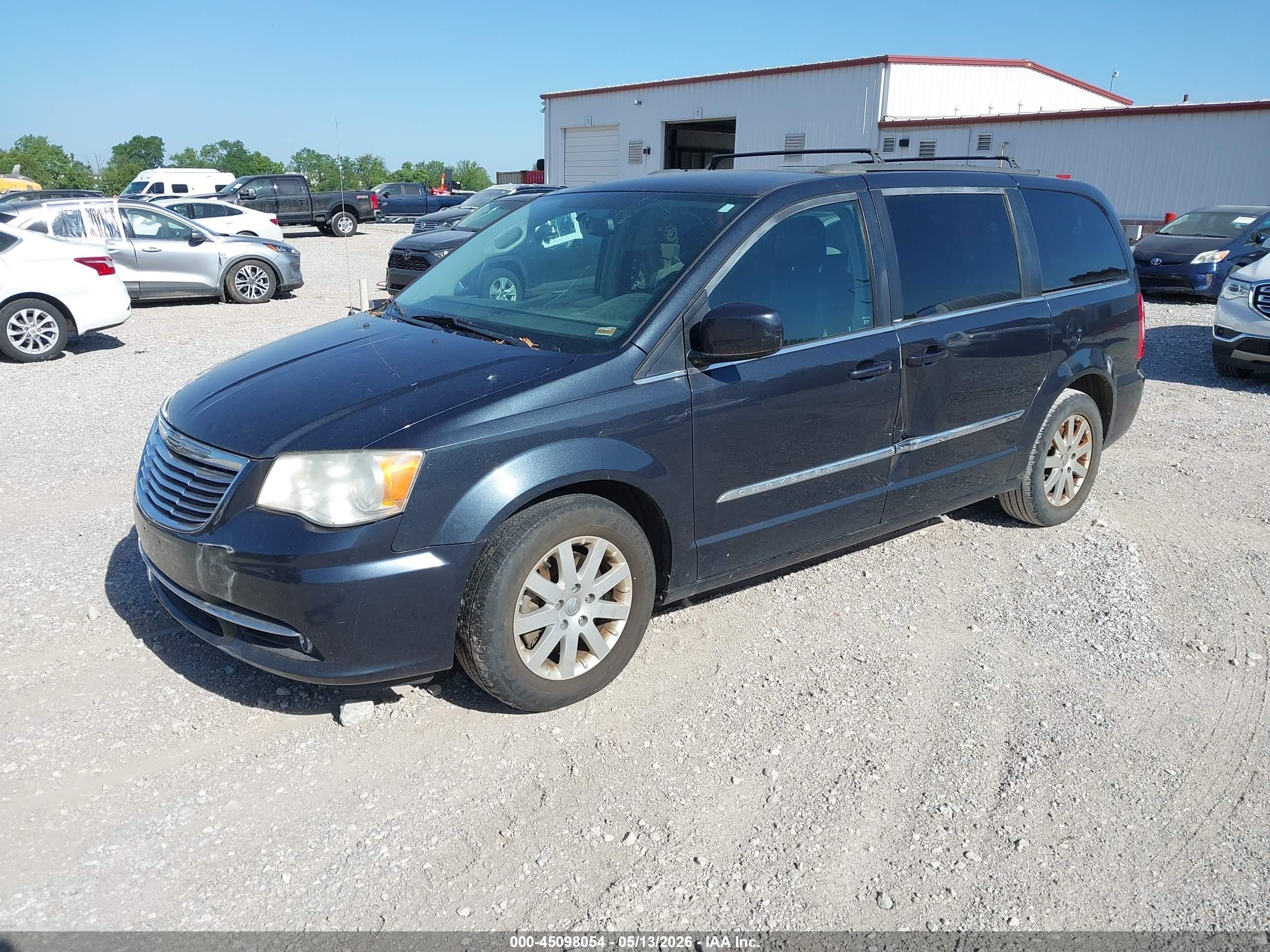 2014 Chrysler Town & Country Touring Black vin: 2C4RC1BG9ER217414