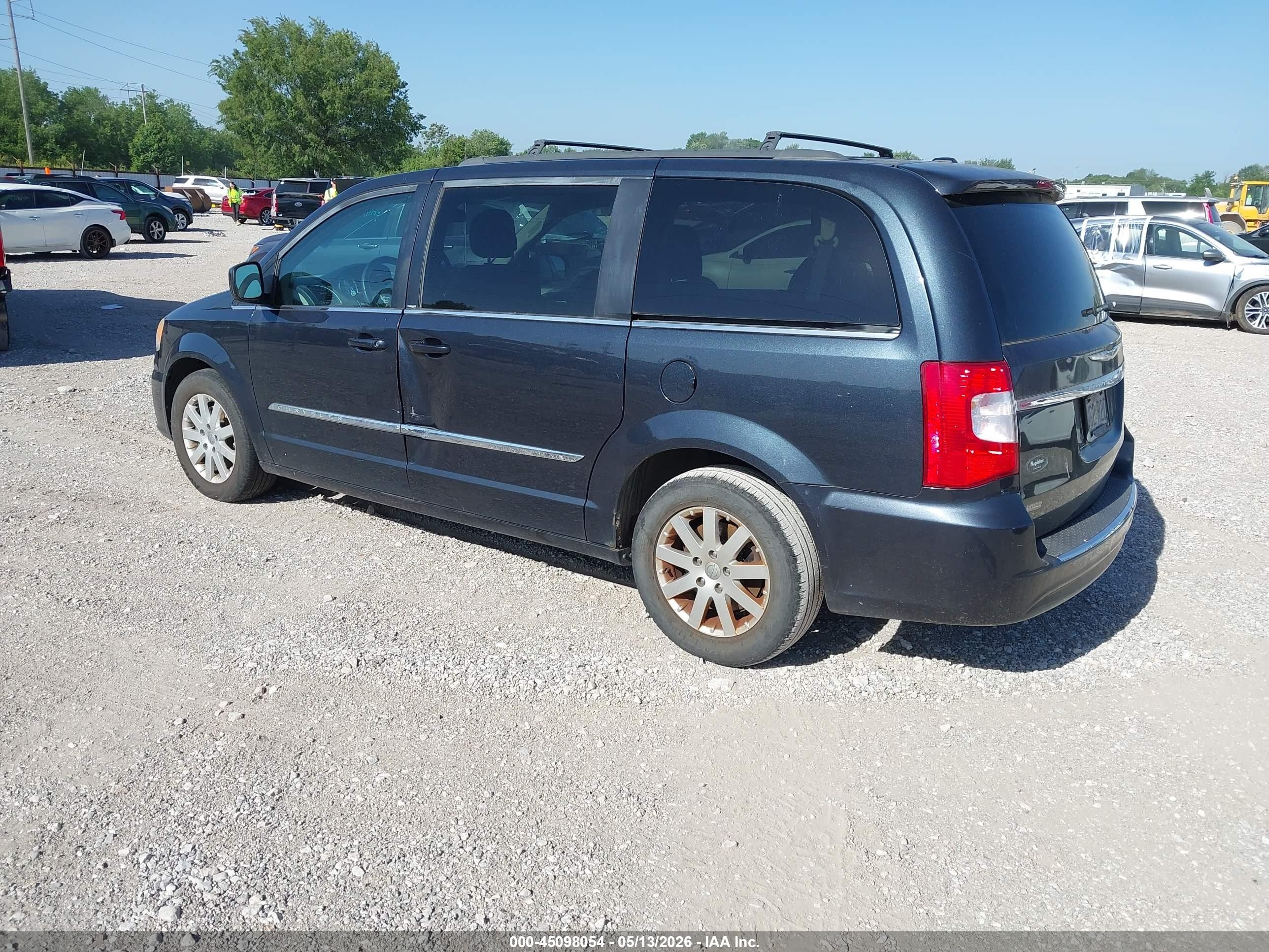 2014 Chrysler Town & Country Touring Black vin: 2C4RC1BG9ER217414