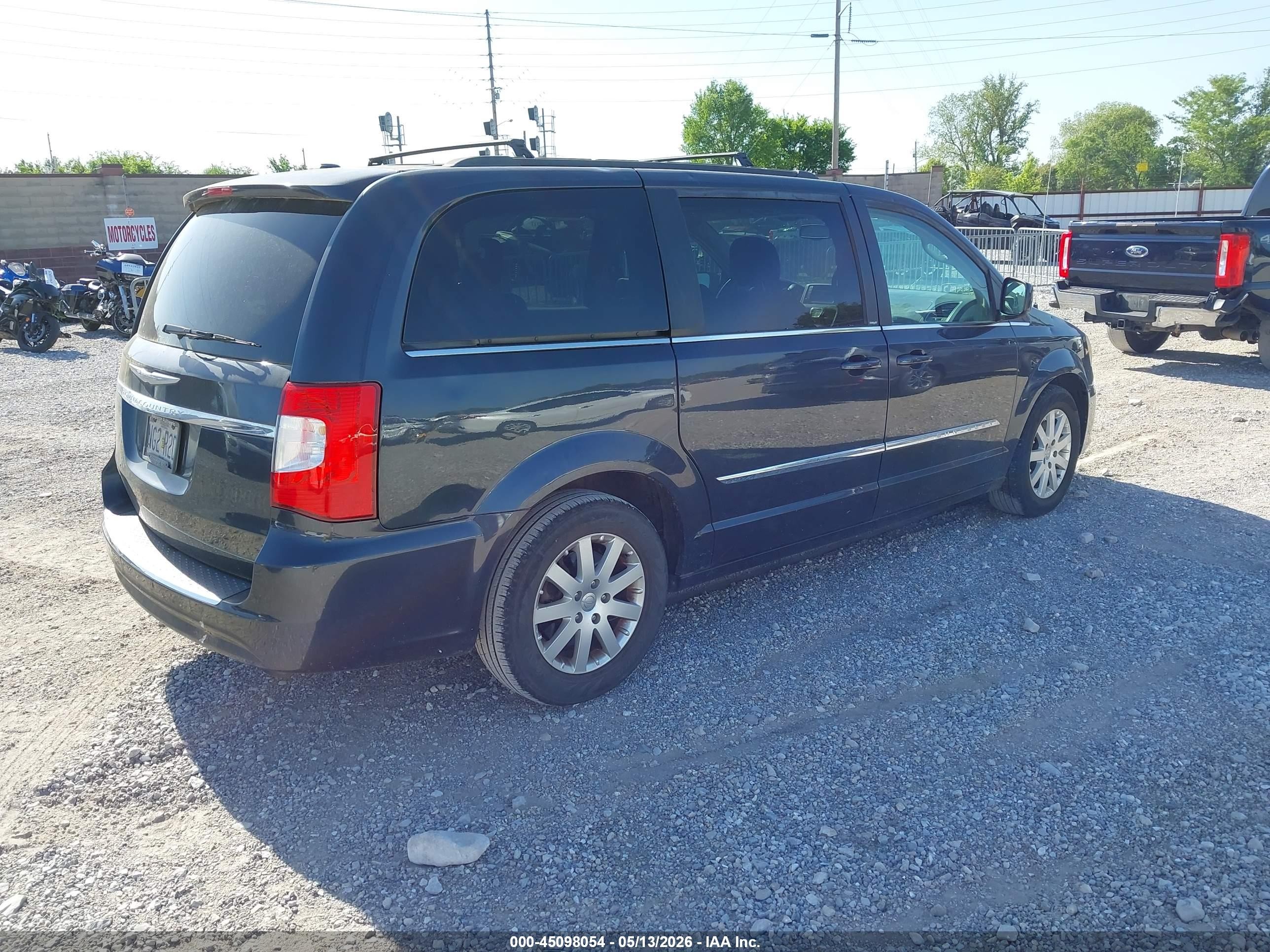 2014 Chrysler Town & Country Touring Black vin: 2C4RC1BG9ER217414