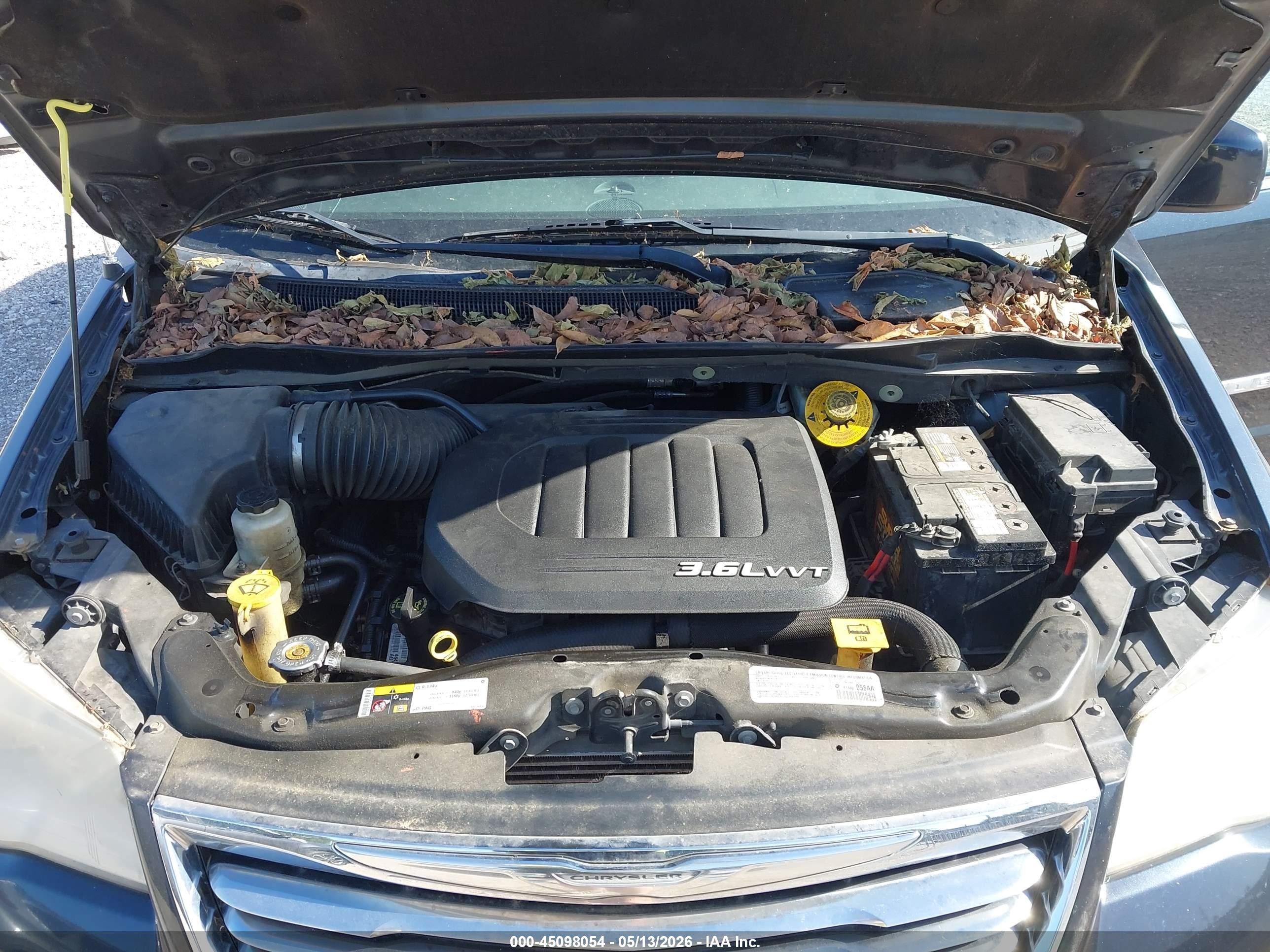 2014 Chrysler Town & Country Touring Black vin: 2C4RC1BG9ER217414
