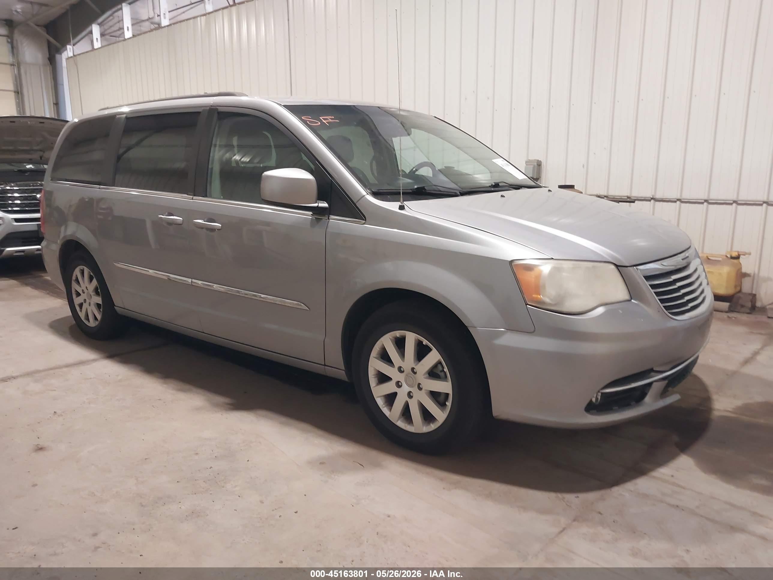2014 Chrysler Town & Country Touring Серебряный vin: 2C4RC1BG9ER255354