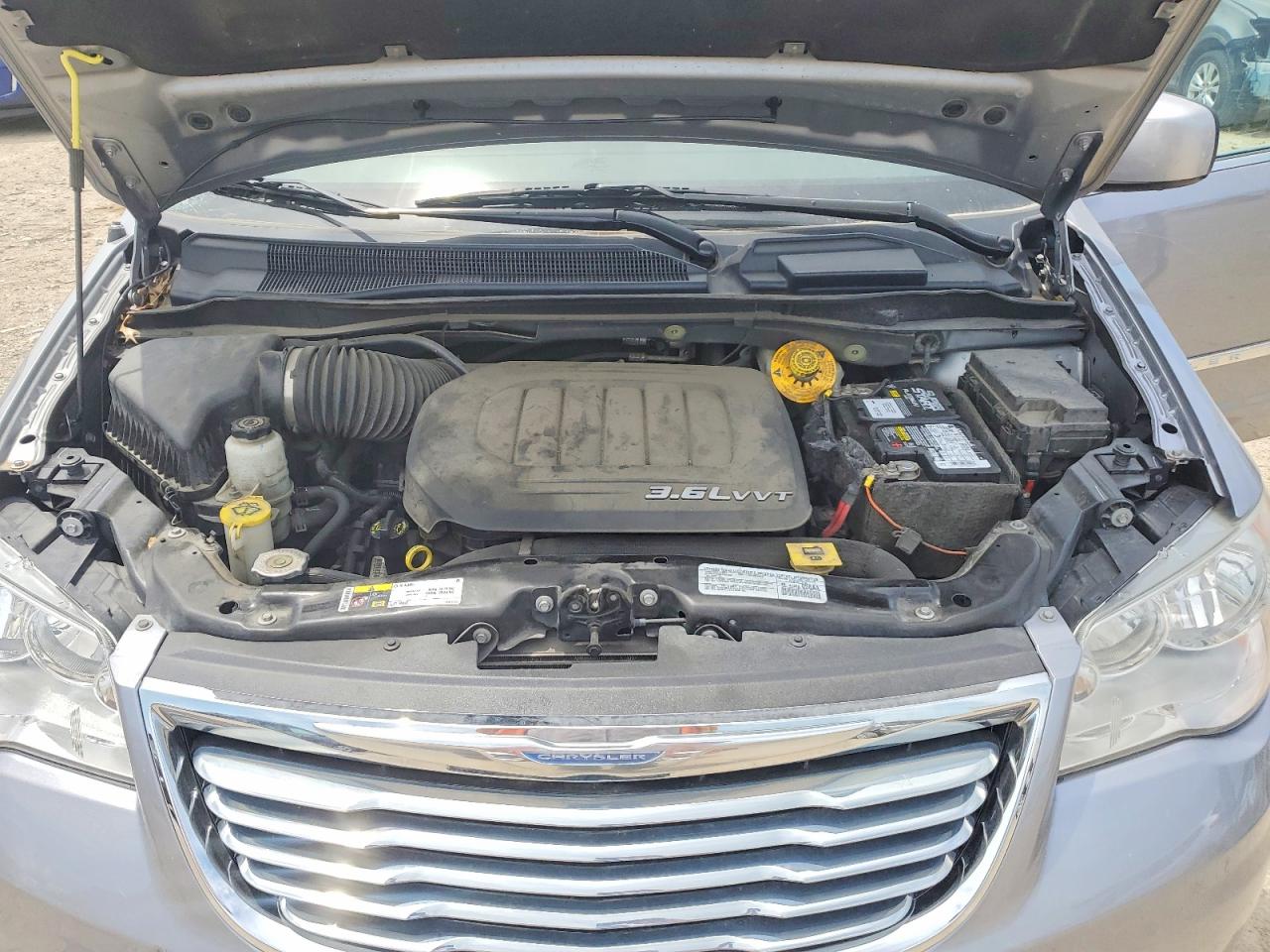 2014 Chrysler Town & Country Touring Gray vin: 2C4RC1BG9ER317304