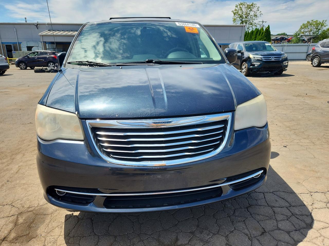 2014 Chrysler Town & Country Touring Синий vin: 2C4RC1BG9ER318744