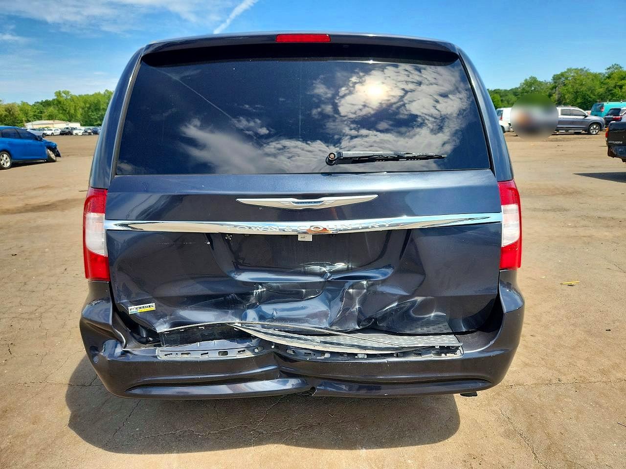 2014 Chrysler Town & Country Touring Синий vin: 2C4RC1BG9ER318744
