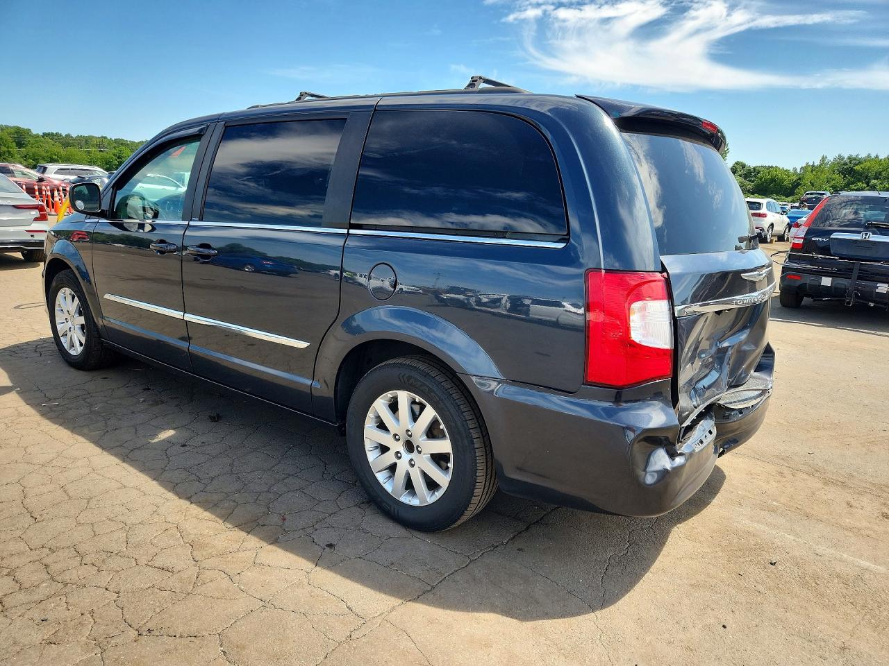 2014 Chrysler Town & Country Touring Синий vin: 2C4RC1BG9ER318744