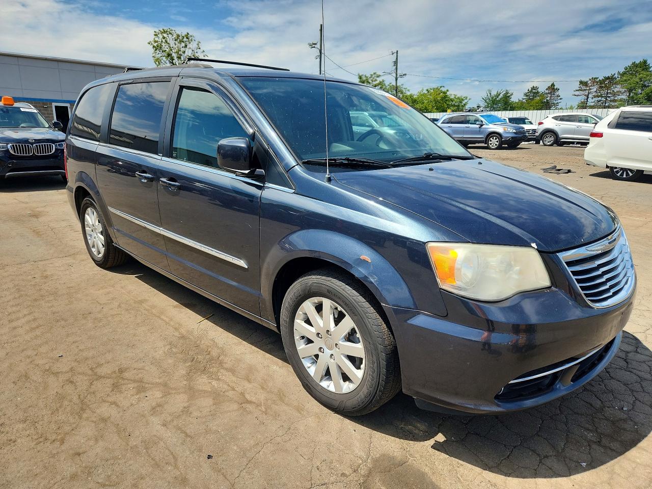 2014 Chrysler Town & Country Touring Синий vin: 2C4RC1BG9ER318744