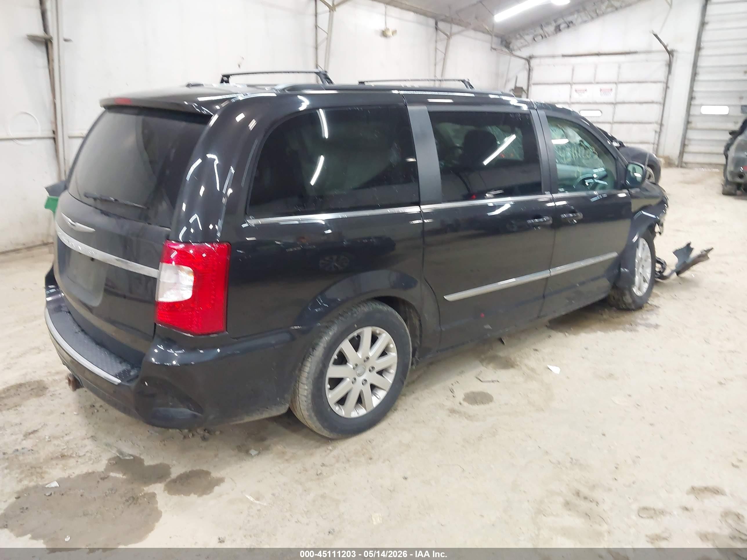 2014 Chrysler Town & Country Touring Black vin: 2C4RC1BG9ER332613