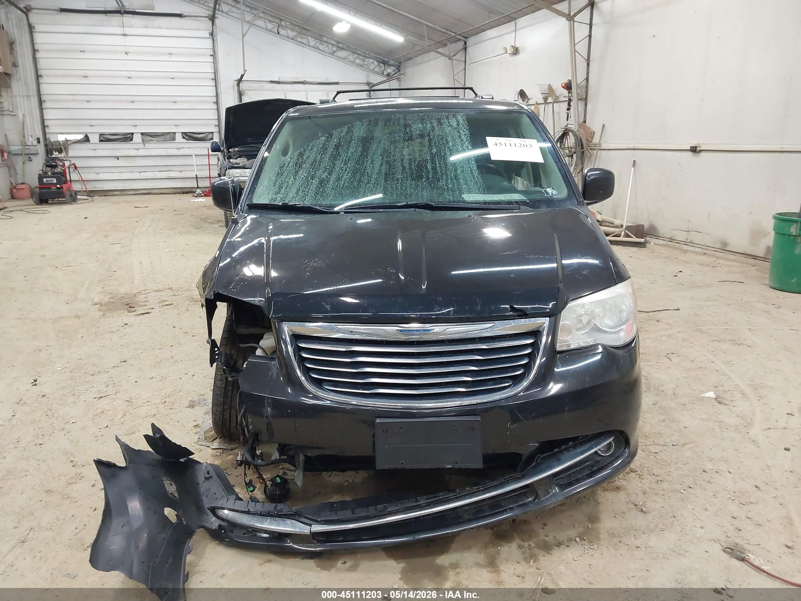 2014 Chrysler Town & Country Touring Black vin: 2C4RC1BG9ER332613