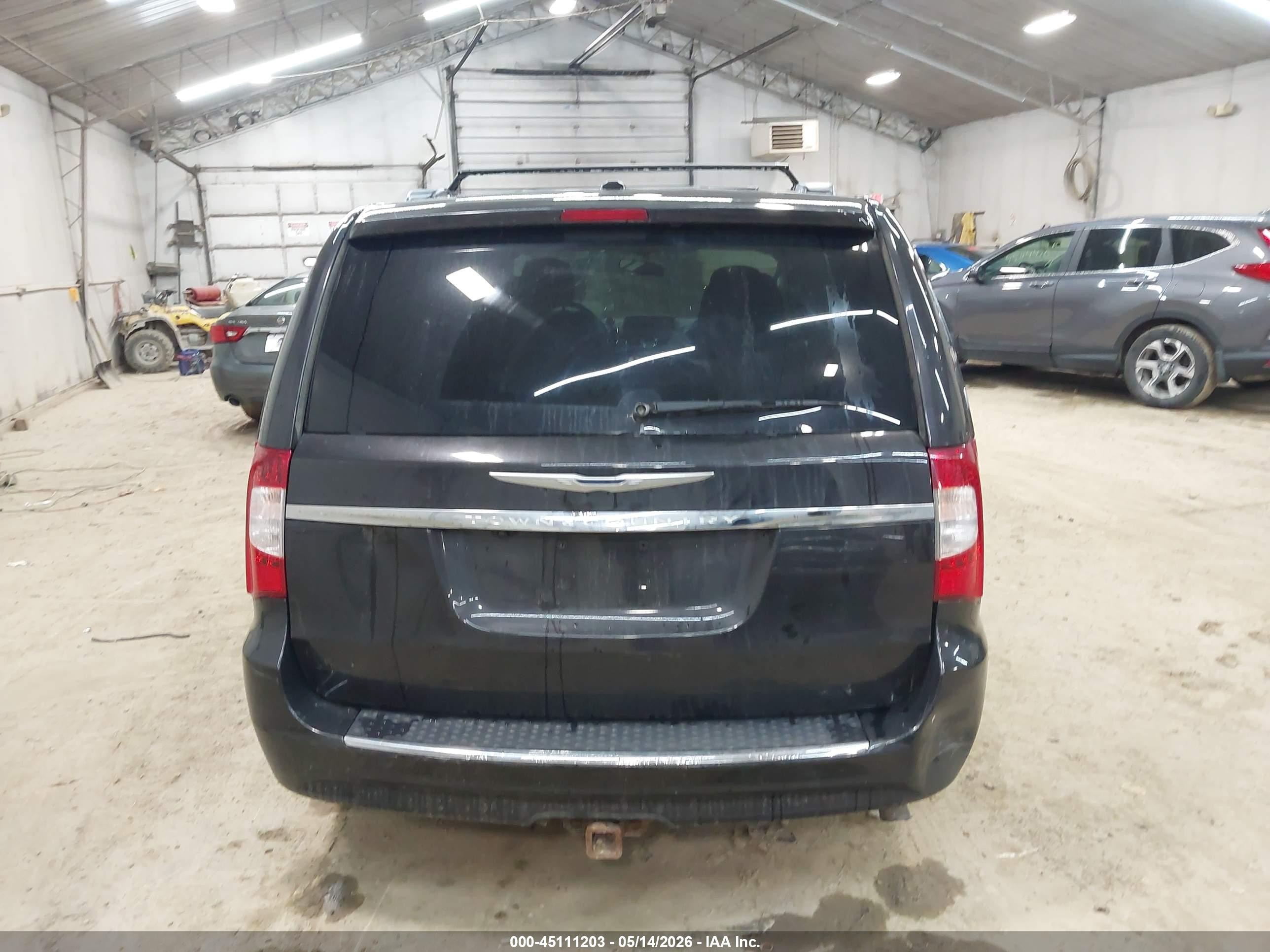 2014 Chrysler Town & Country Touring Black vin: 2C4RC1BG9ER332613