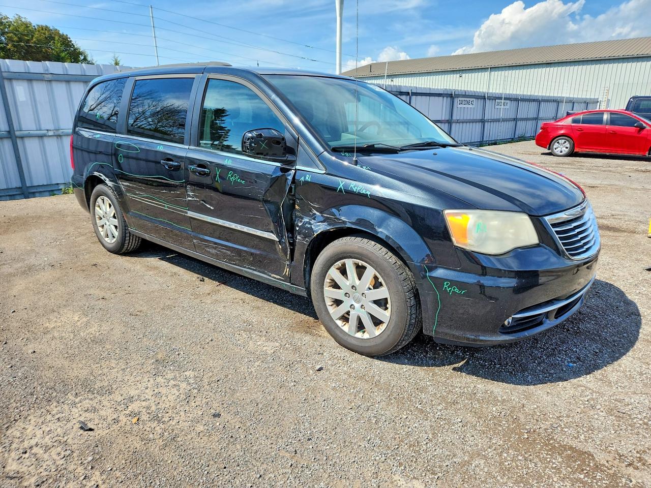 2014 Chrysler Town & Country Touring Black vin: 2C4RC1BG9ER351629