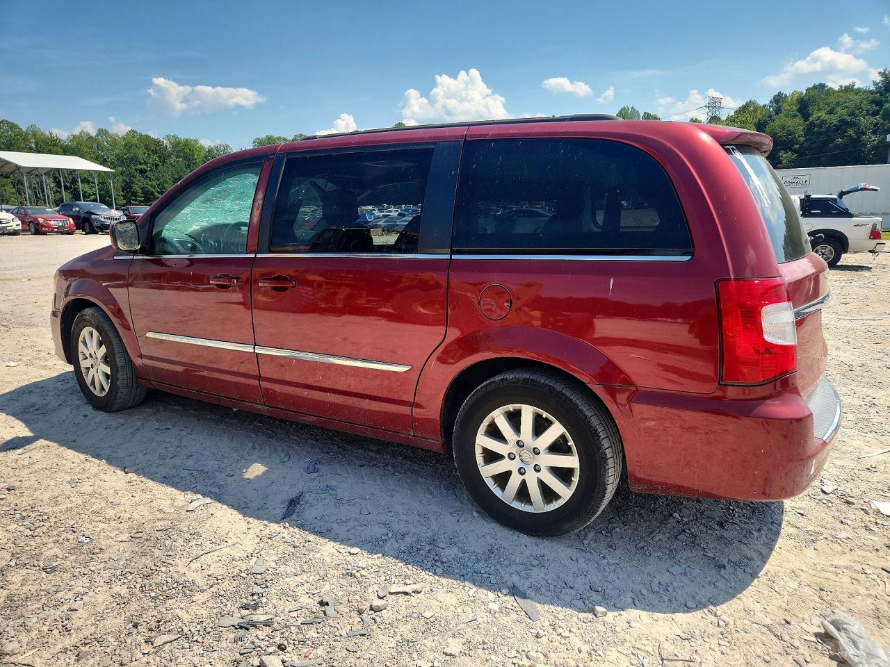 2014 Chrysler Town & Country Touring Бордовый vin: 2C4RC1BG9ER395677