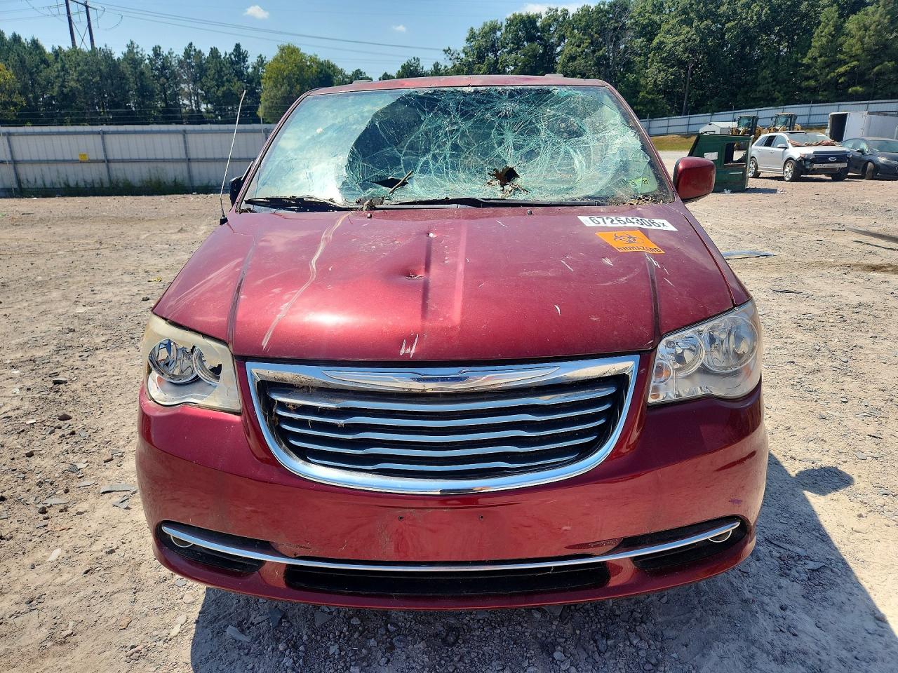 2014 Chrysler Town & Country Touring Бордовый vin: 2C4RC1BG9ER395677