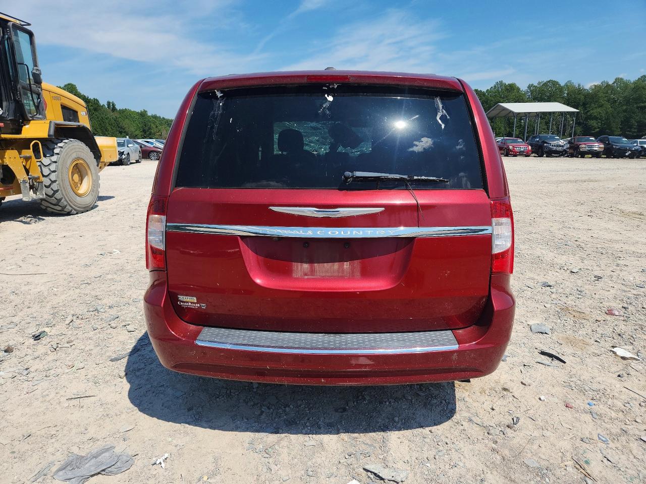 2014 Chrysler Town & Country Touring Бордовый vin: 2C4RC1BG9ER395677