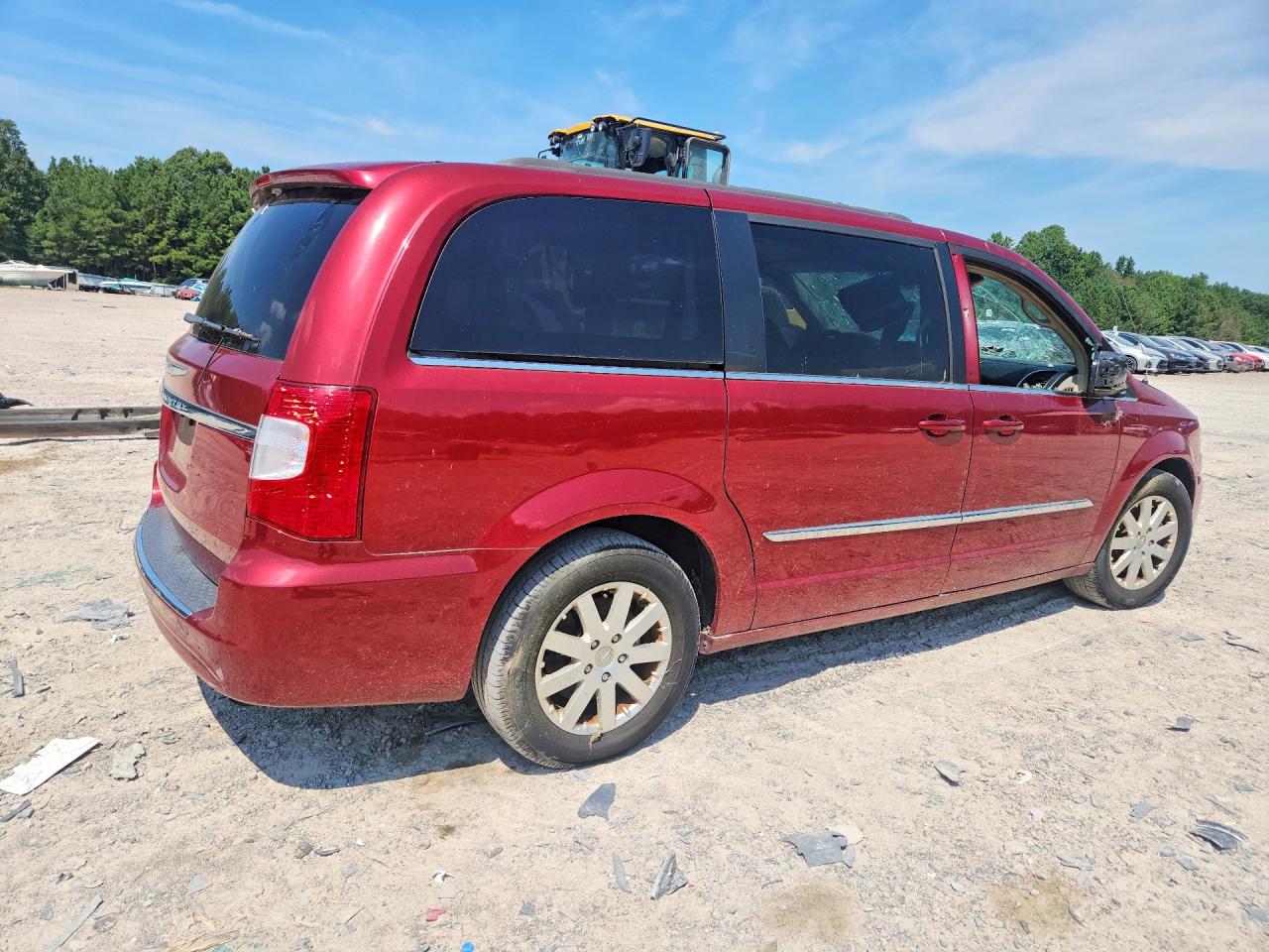 2014 Chrysler Town & Country Touring Бордовый vin: 2C4RC1BG9ER395677
