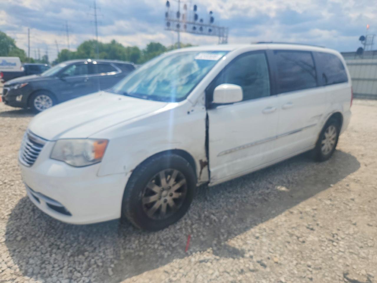 2014 Chrysler Town And Country Touring Белый vin: 2C4RC1BG9ER398174