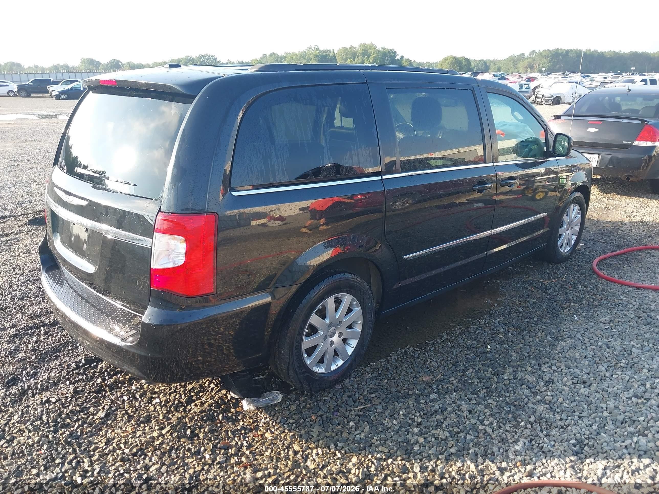 2014 Chrysler Town & Country Touring Black vin: 2C4RC1BG9ER400389