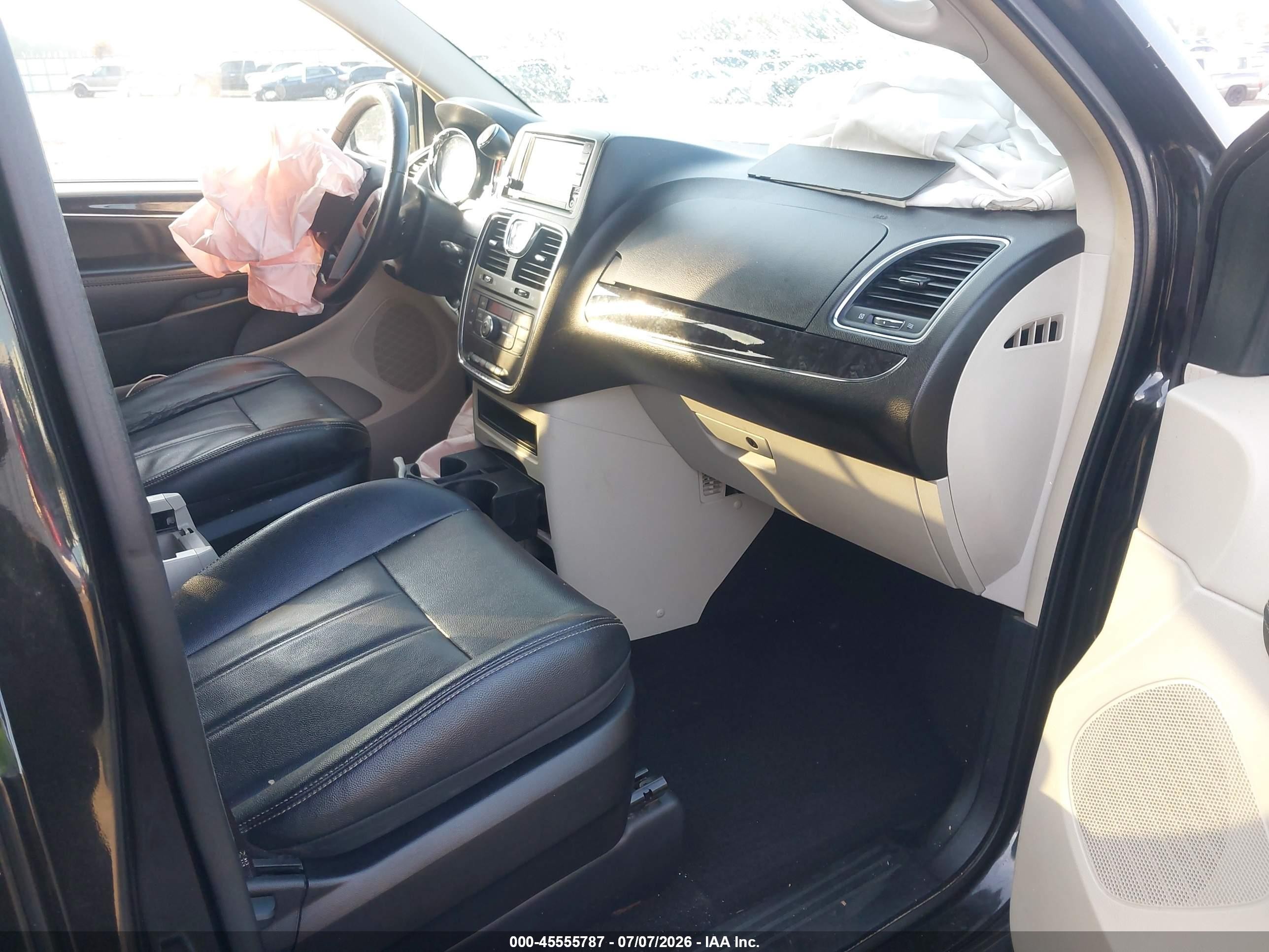 2014 Chrysler Town & Country Touring Black vin: 2C4RC1BG9ER400389