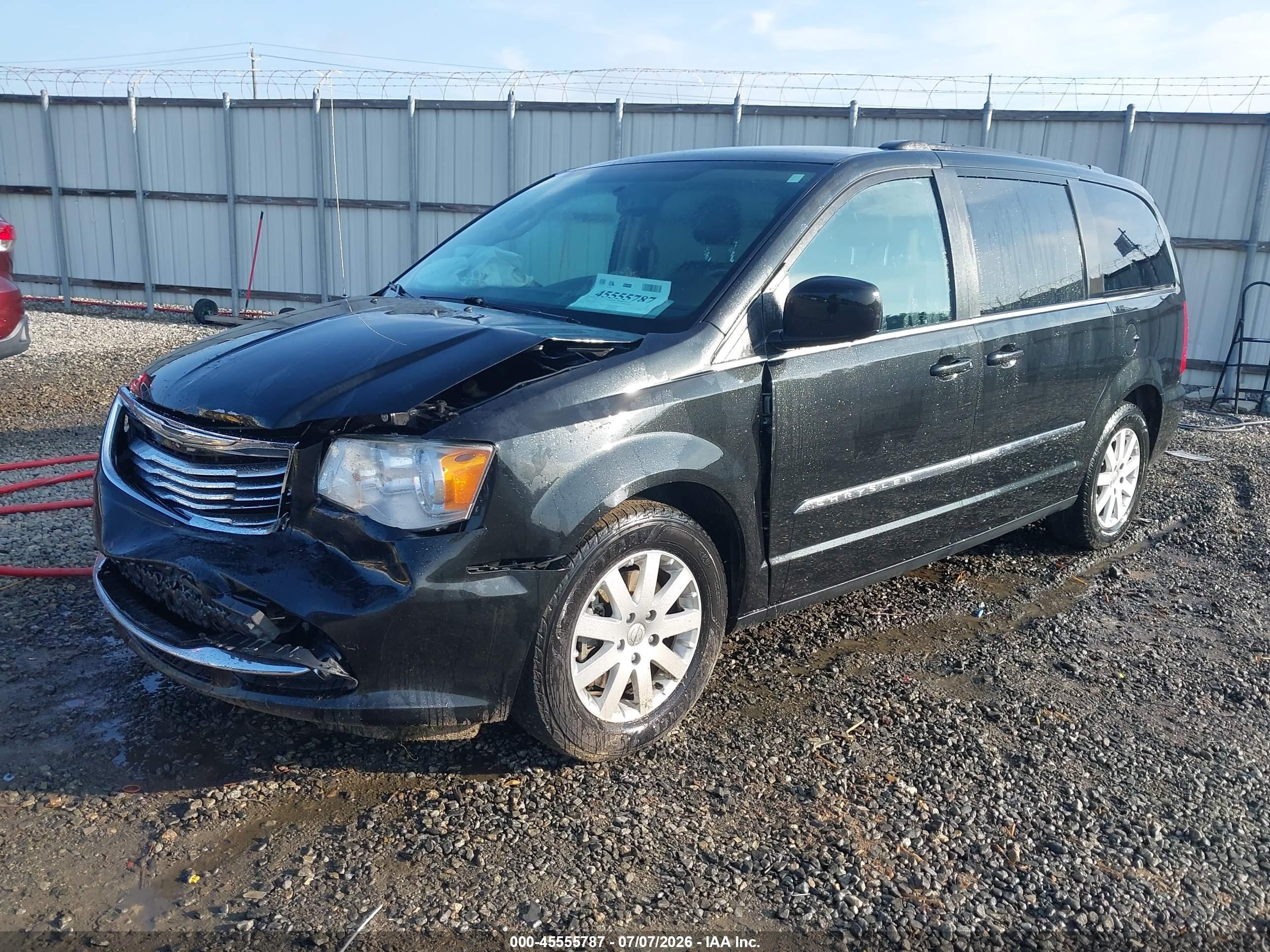 2014 Chrysler Town & Country Touring Black vin: 2C4RC1BG9ER400389