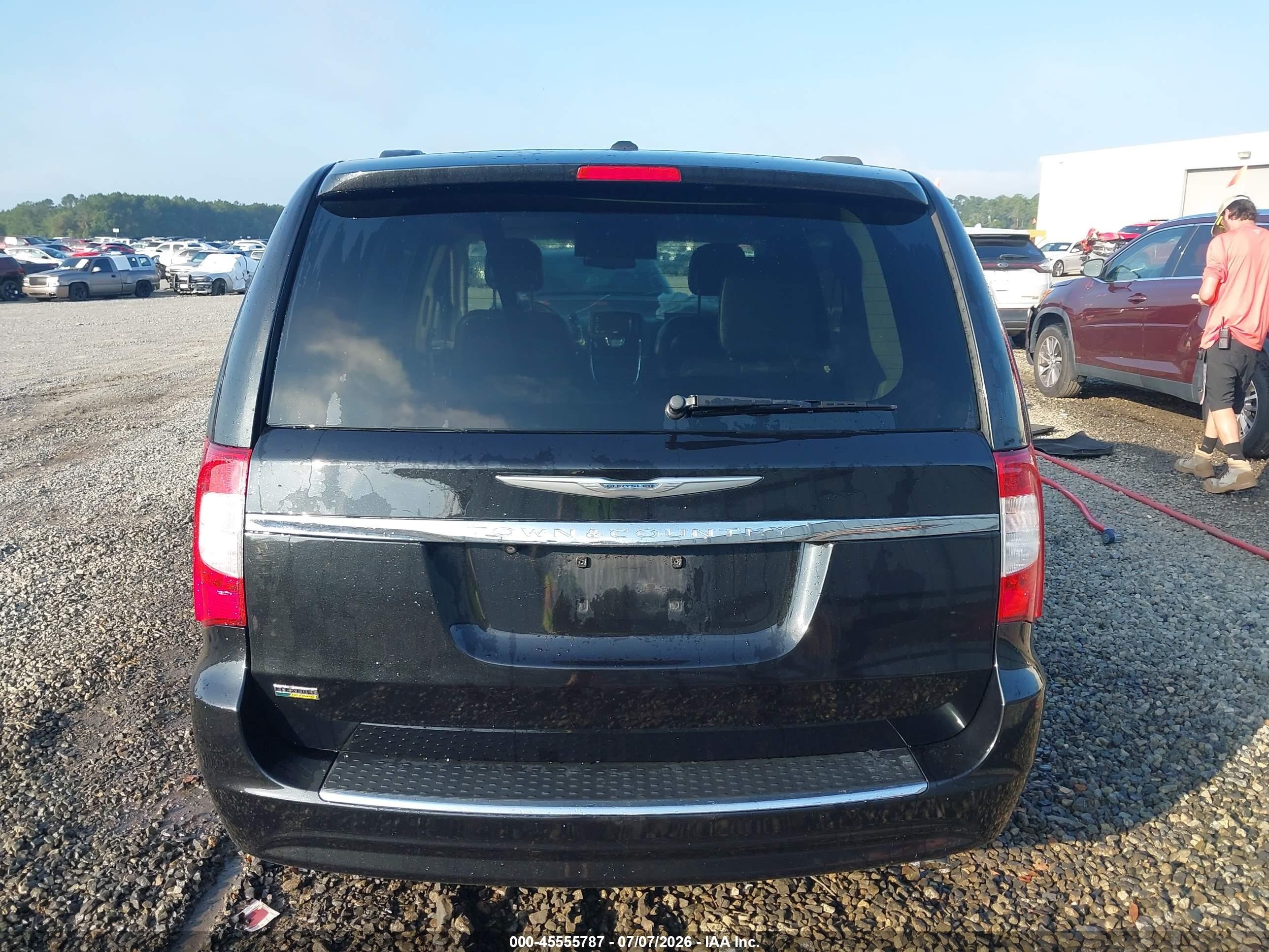 2014 Chrysler Town & Country Touring Black vin: 2C4RC1BG9ER400389