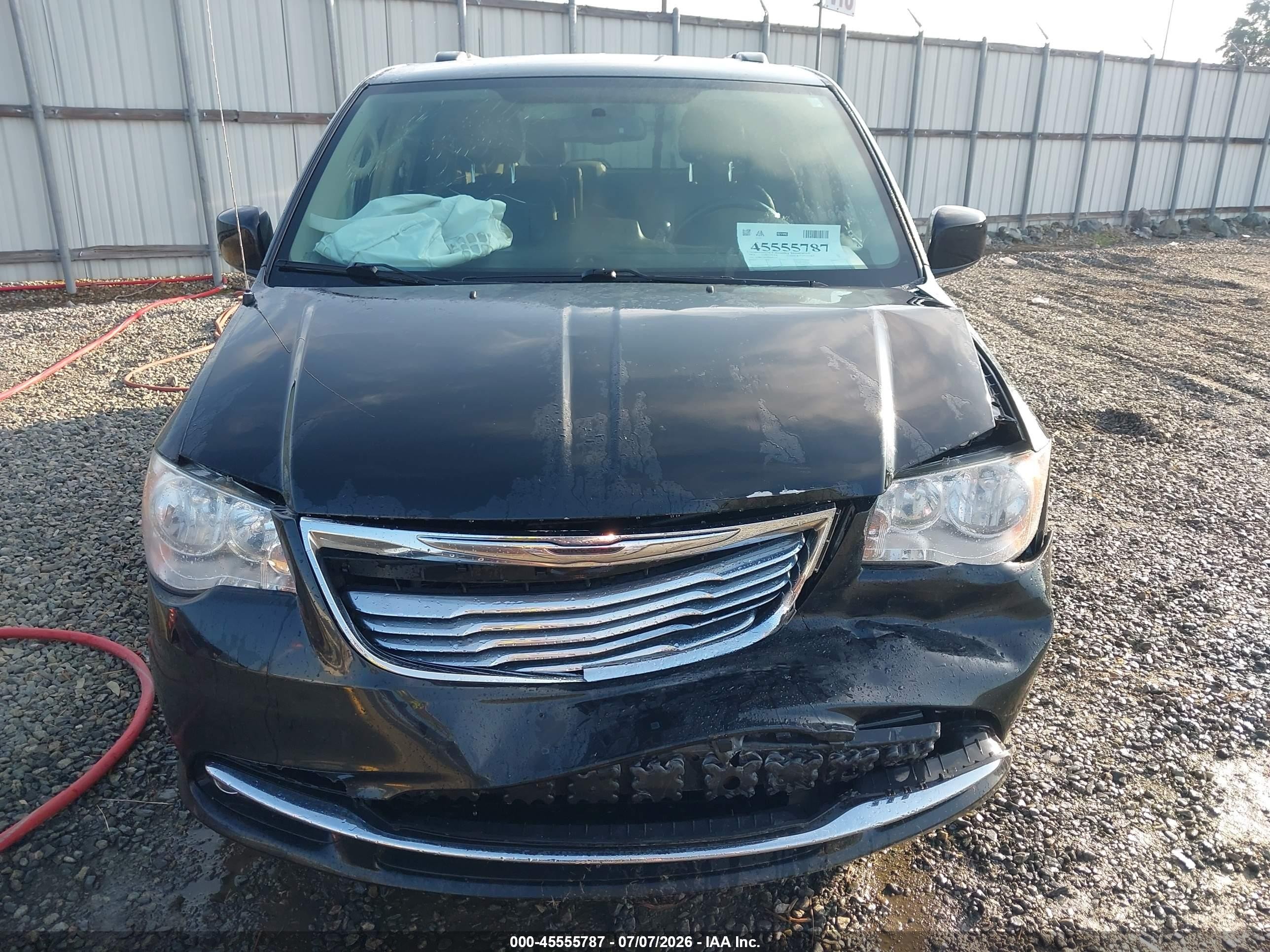 2014 Chrysler Town & Country Touring Black vin: 2C4RC1BG9ER400389