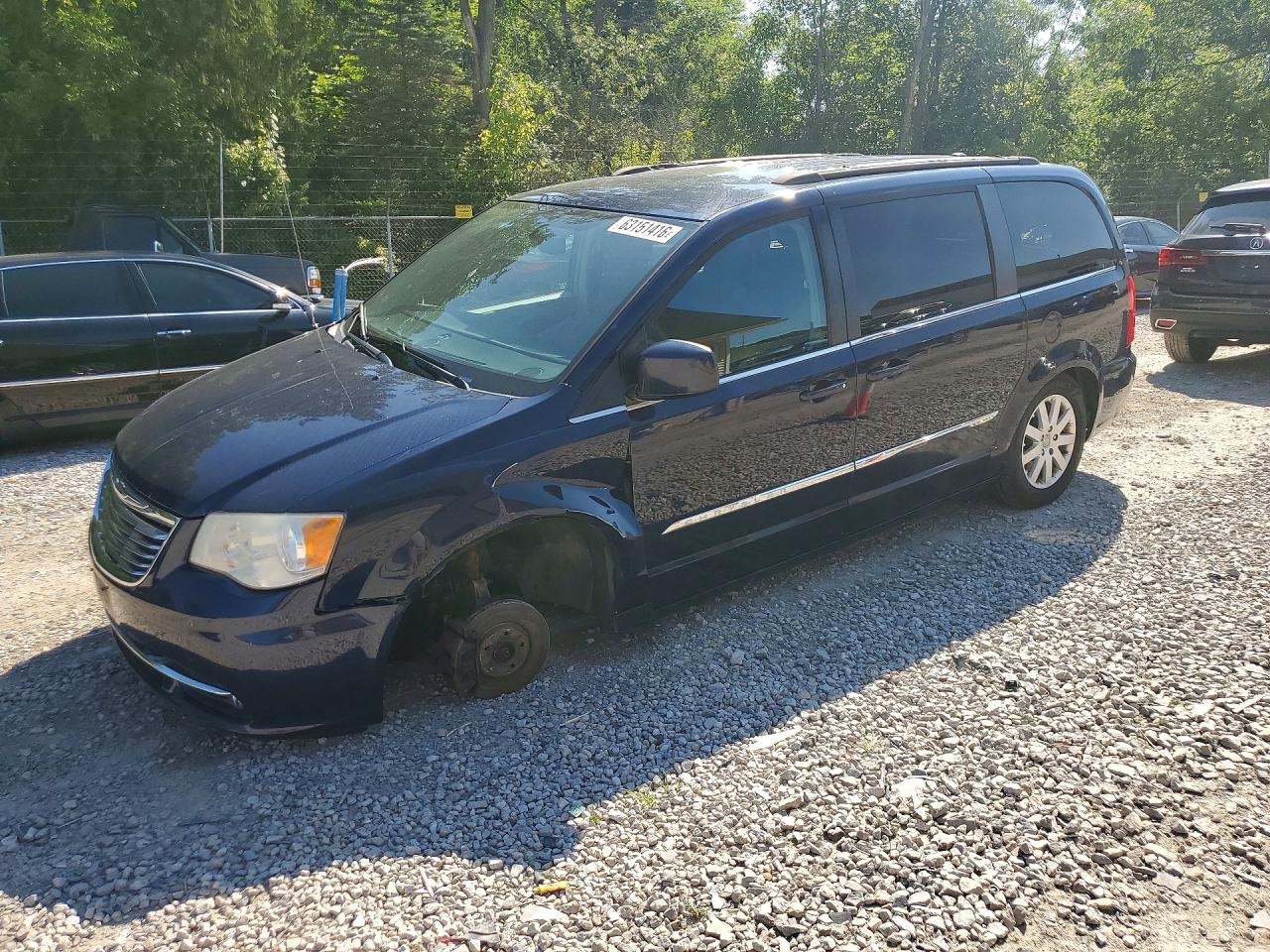 2014 Chrysler Town & Country Touring Blue vin: 2C4RC1BG9ER408931