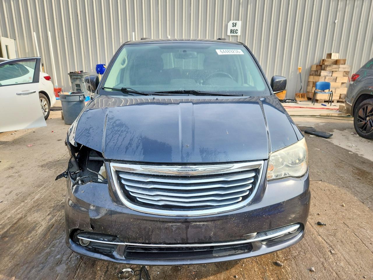 2014 Chrysler Town & Country Touring Угольный vin: 2C4RC1BG9ER435675