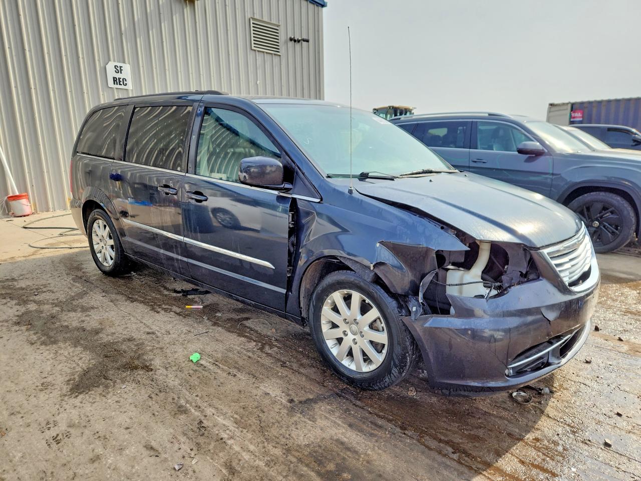 2014 Chrysler Town & Country Touring Угольный vin: 2C4RC1BG9ER435675