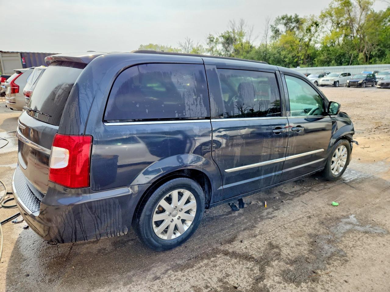 2014 Chrysler Town & Country Touring Угольный vin: 2C4RC1BG9ER435675