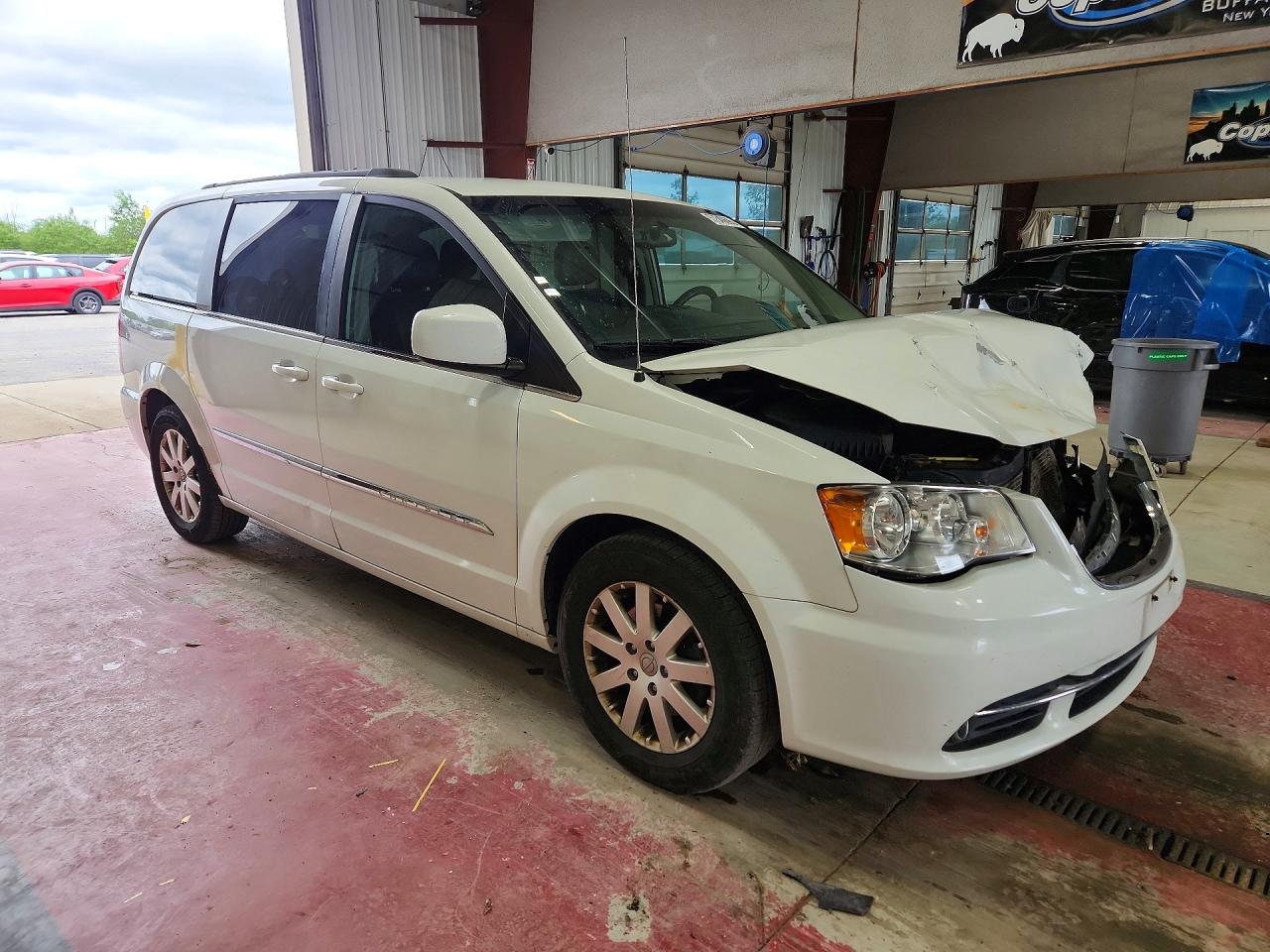 2014 Chrysler Town & Country Touring White vin: 2C4RC1BG9ER438396