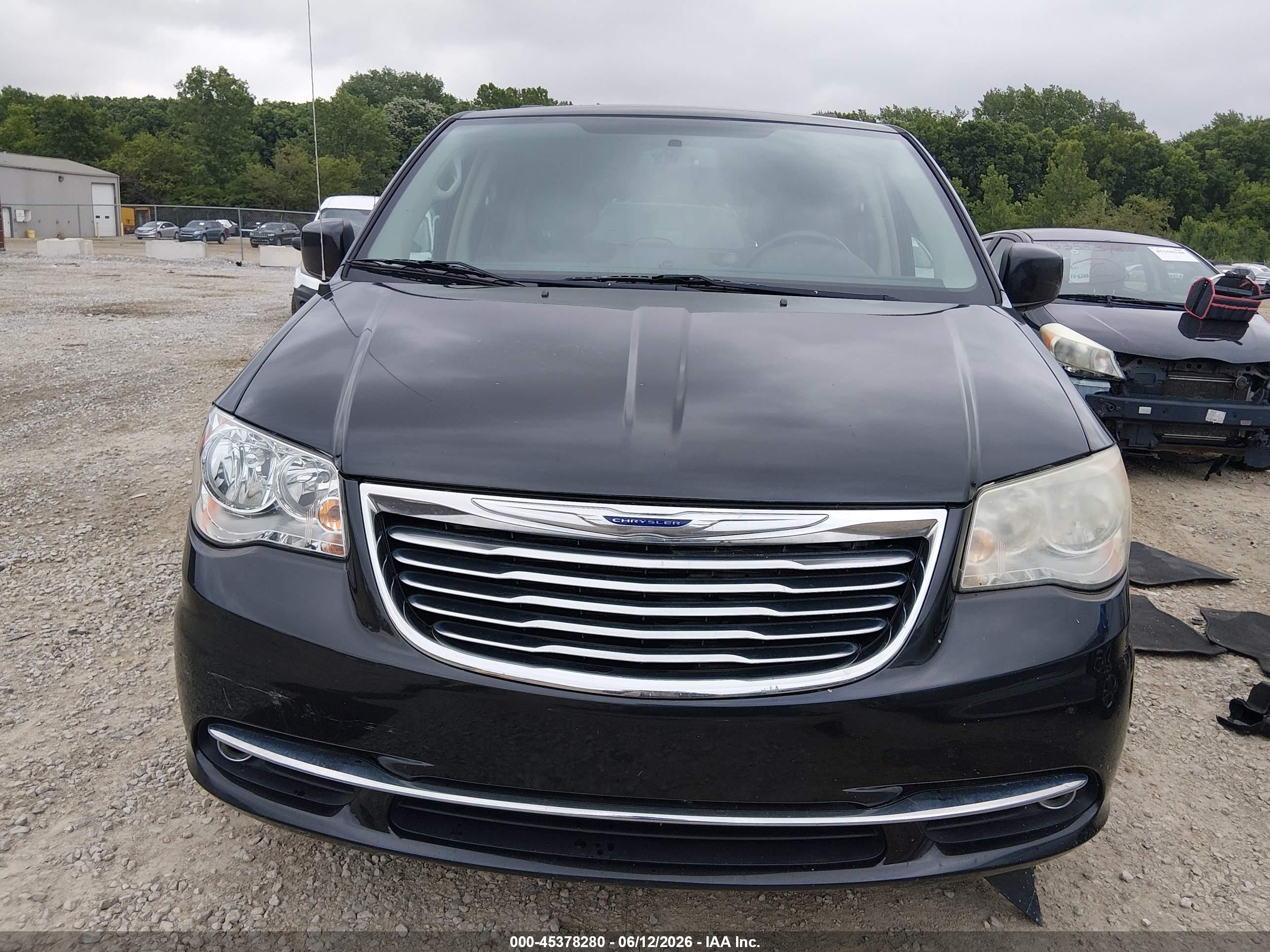 2015 Chrysler Town & Country Touring Black vin: 2C4RC1BG9FR505287