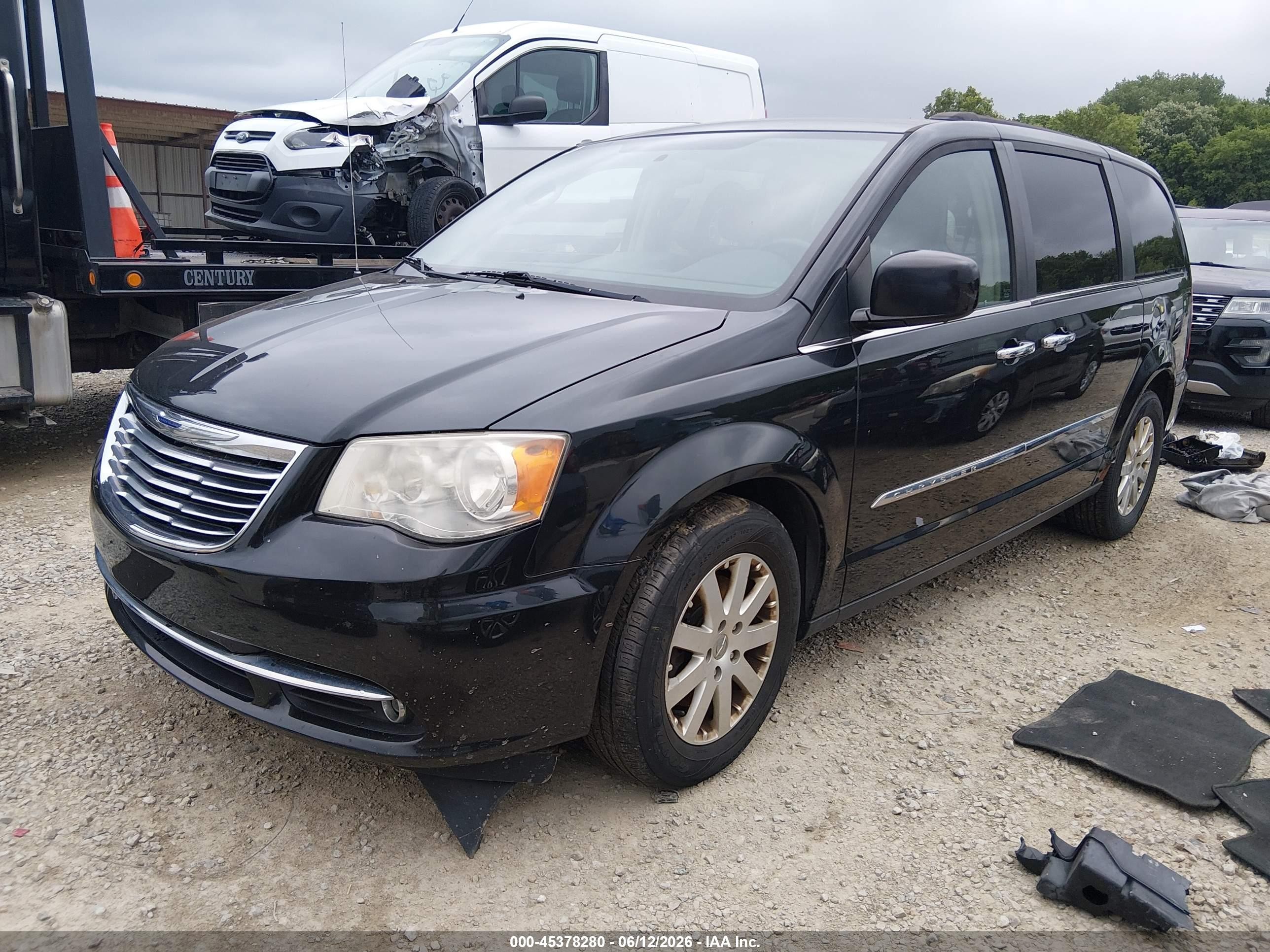 2015 Chrysler Town & Country Touring Black vin: 2C4RC1BG9FR505287