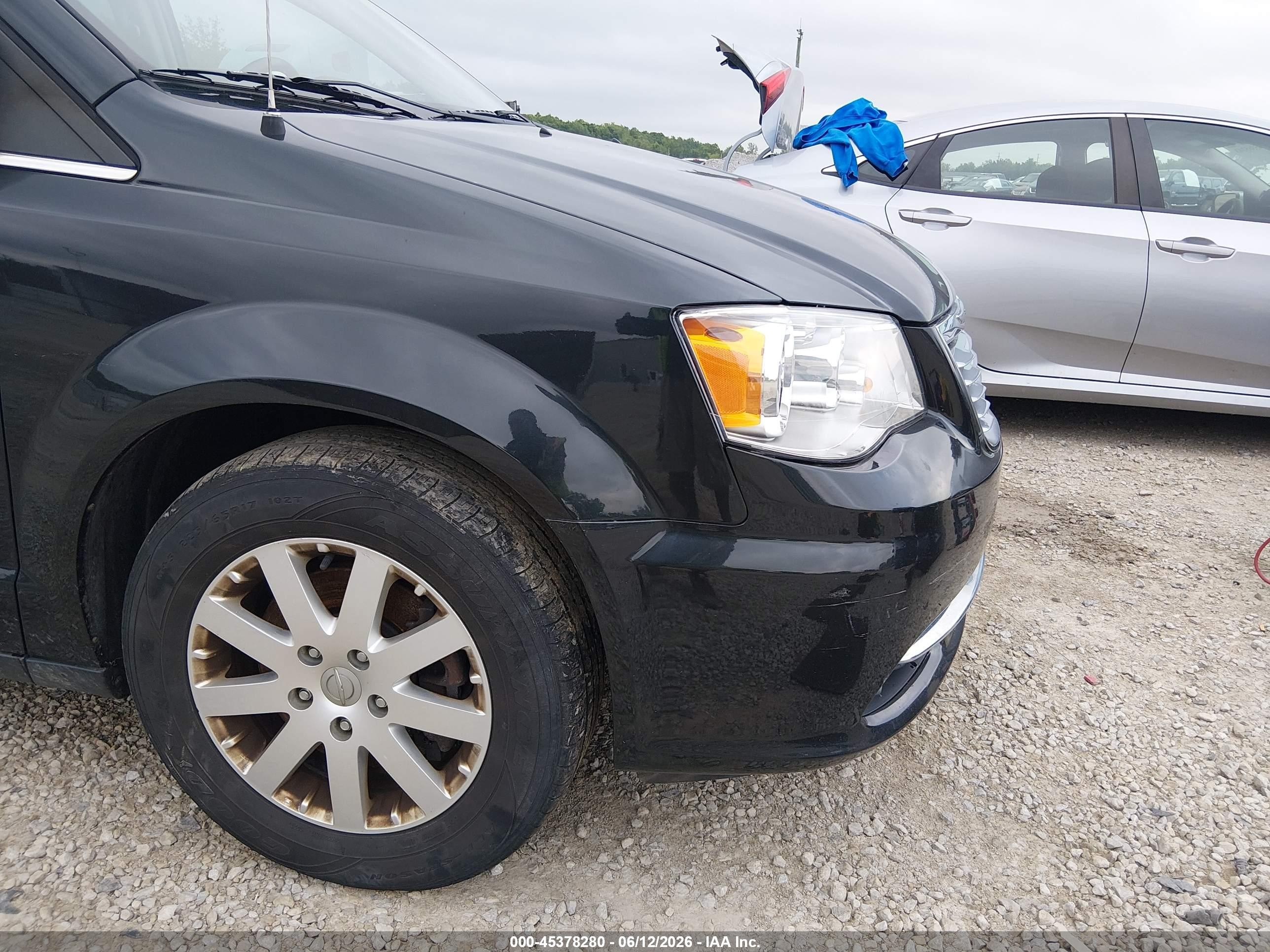 2015 Chrysler Town & Country Touring Black vin: 2C4RC1BG9FR505287