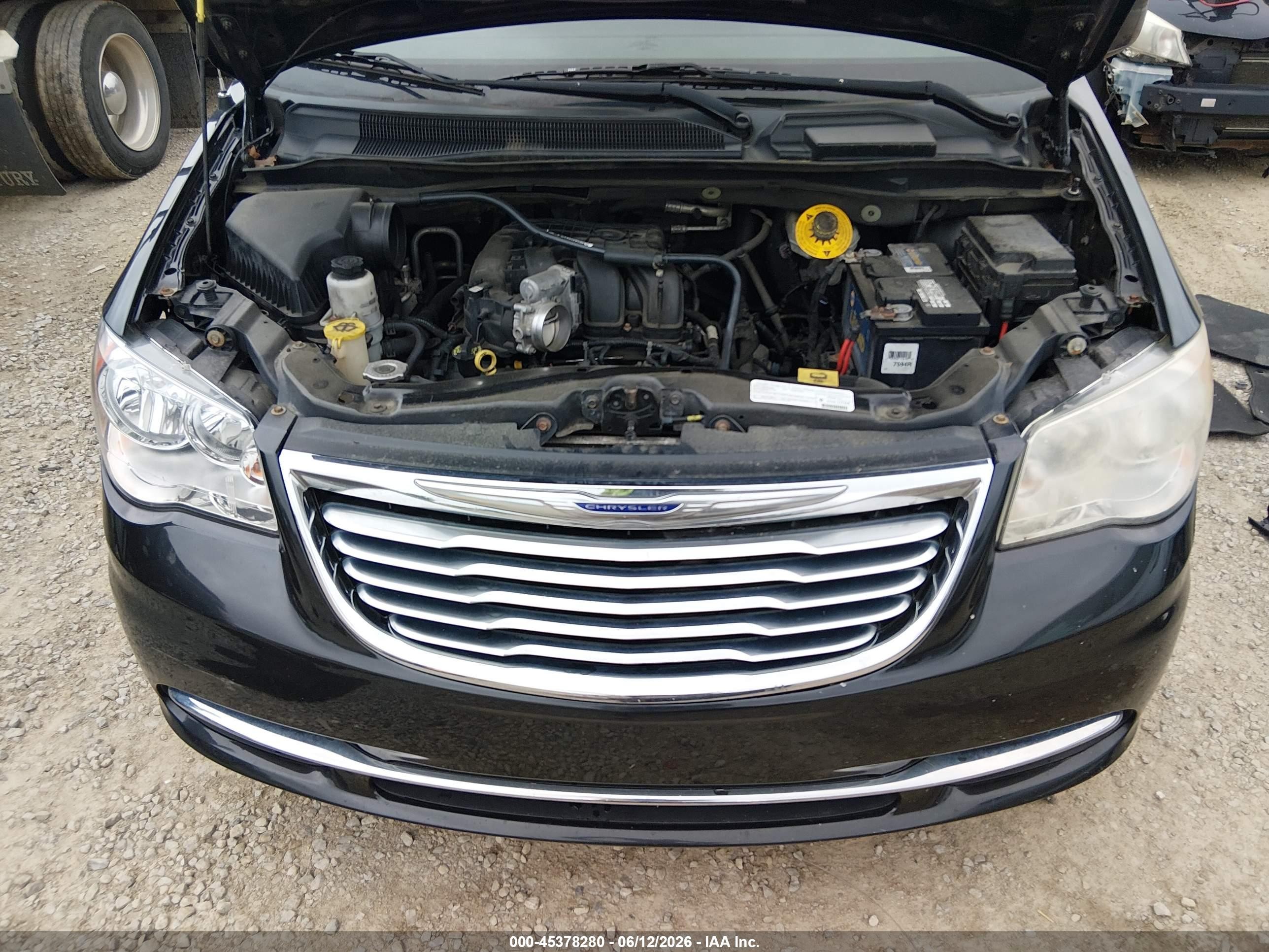 2015 Chrysler Town & Country Touring Black vin: 2C4RC1BG9FR505287
