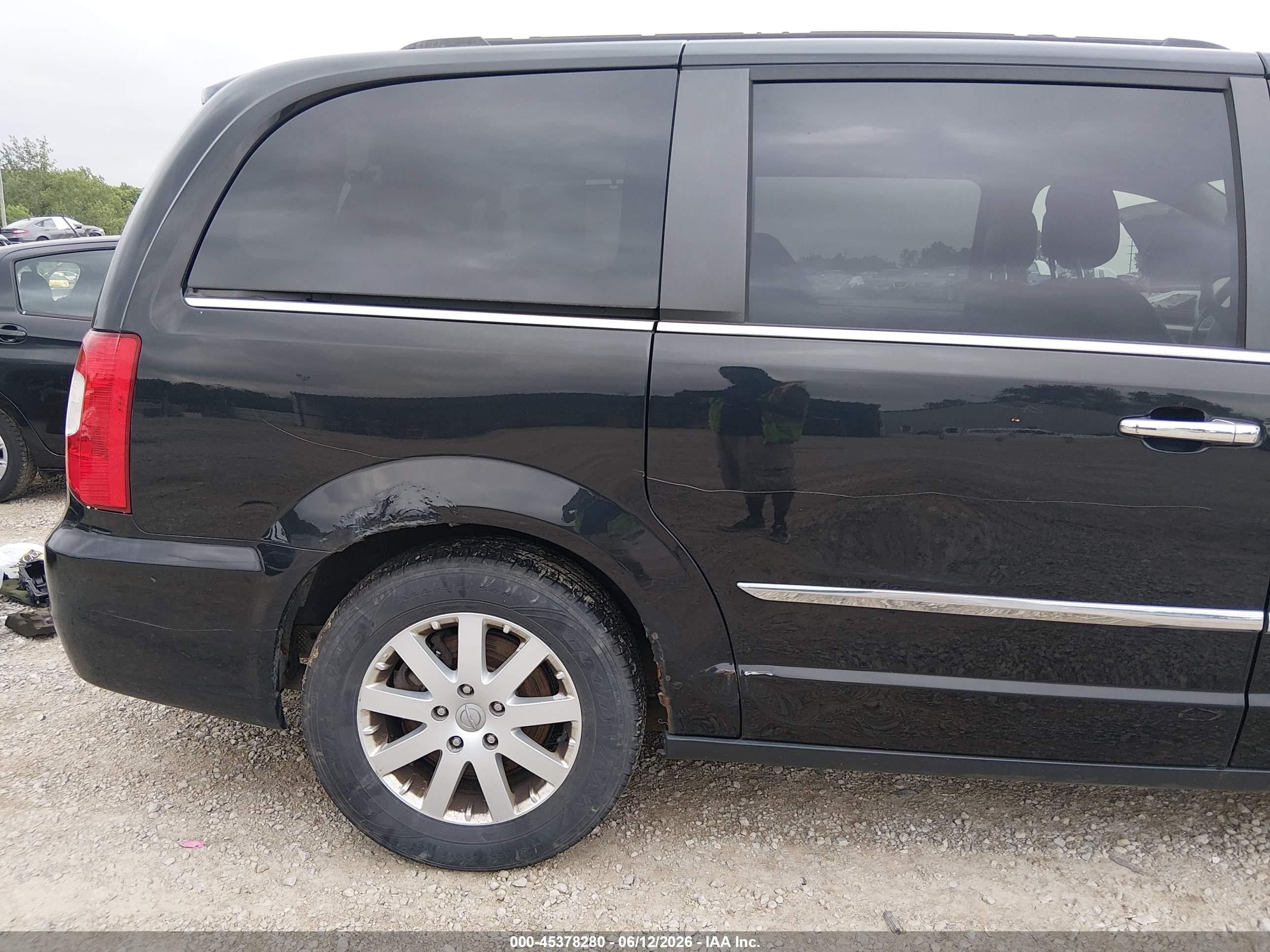 2015 Chrysler Town & Country Touring Black vin: 2C4RC1BG9FR505287