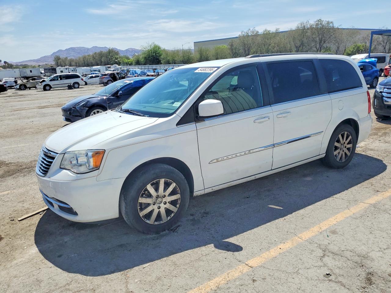 2015 Chrysler Town & Country Touring Белый vin: 2C4RC1BG9FR522624