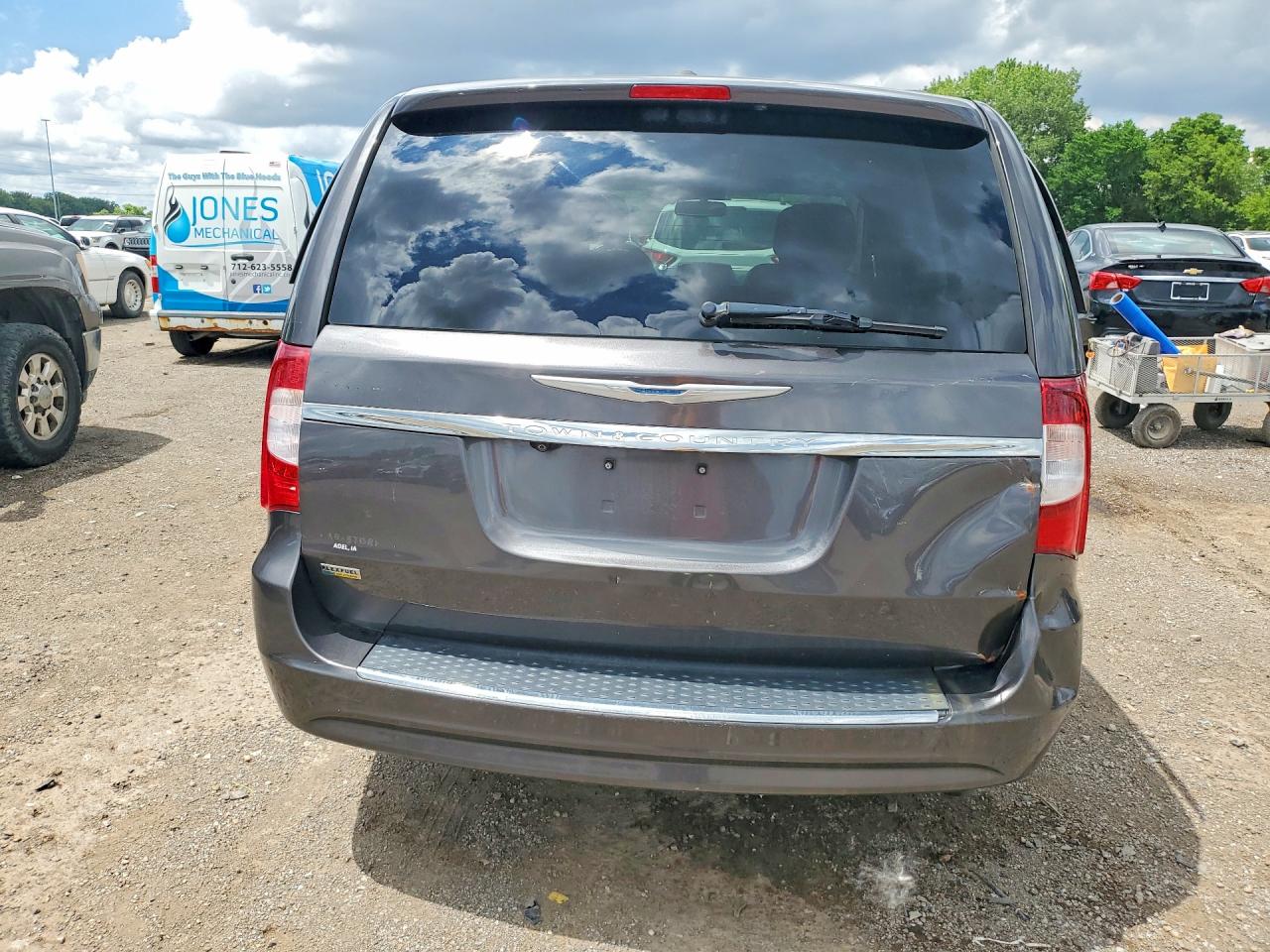 2015 Chrysler Town & Country Touring Gray vin: 2C4RC1BG9FR544641