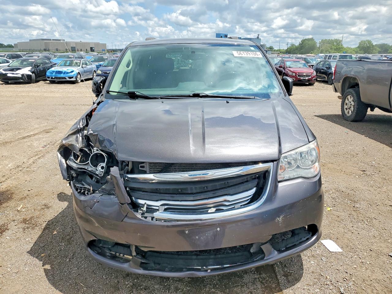 2015 Chrysler Town & Country Touring Gray vin: 2C4RC1BG9FR544641