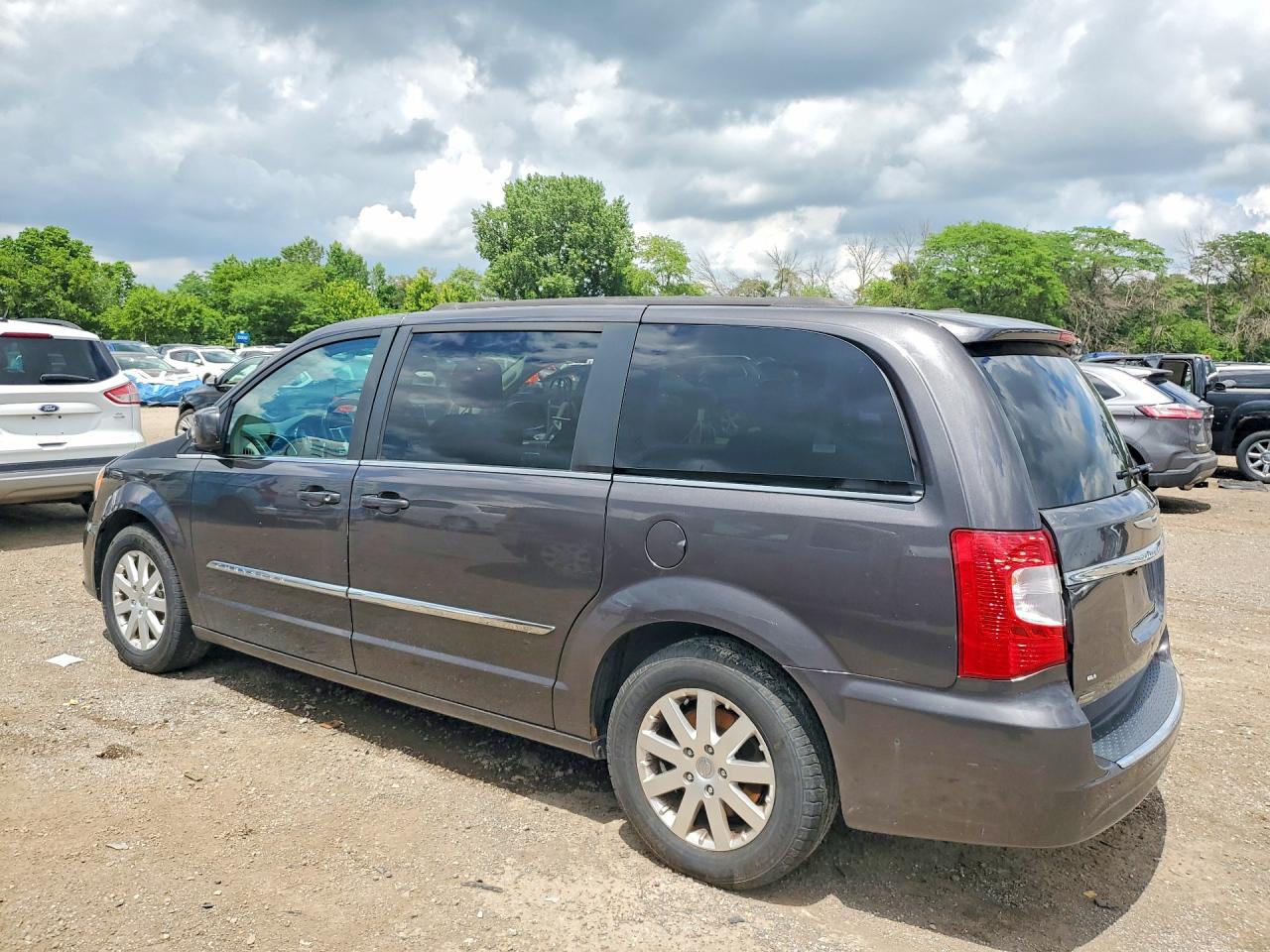 2015 Chrysler Town & Country Touring Gray vin: 2C4RC1BG9FR544641