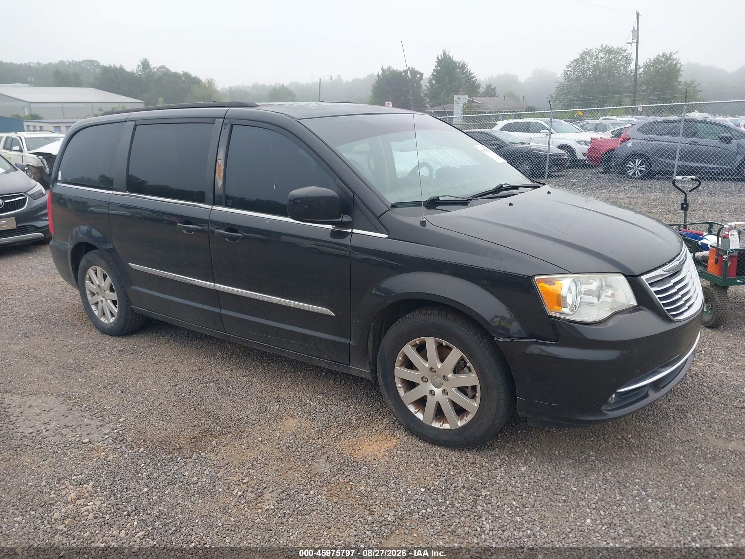 2015 Chrysler Town & Country Touring Black vin: 2C4RC1BG9FR554456