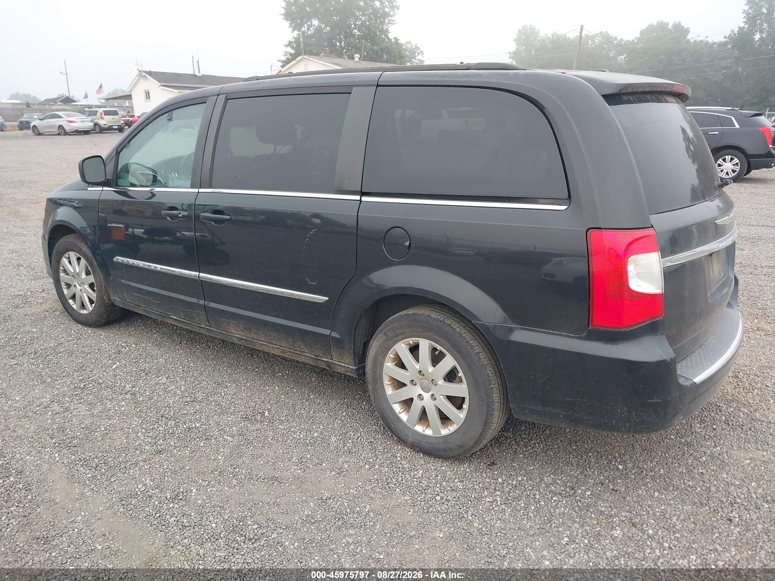 2015 Chrysler Town & Country Touring Black vin: 2C4RC1BG9FR554456