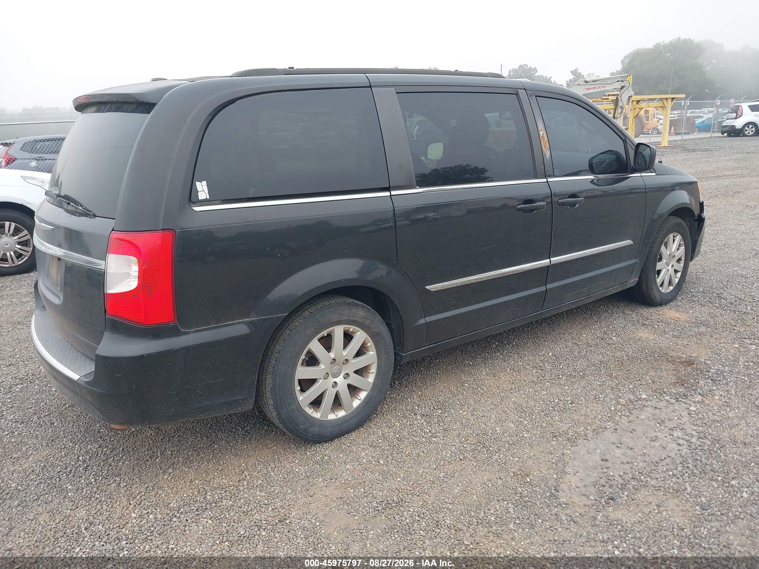 2015 Chrysler Town & Country Touring Black vin: 2C4RC1BG9FR554456