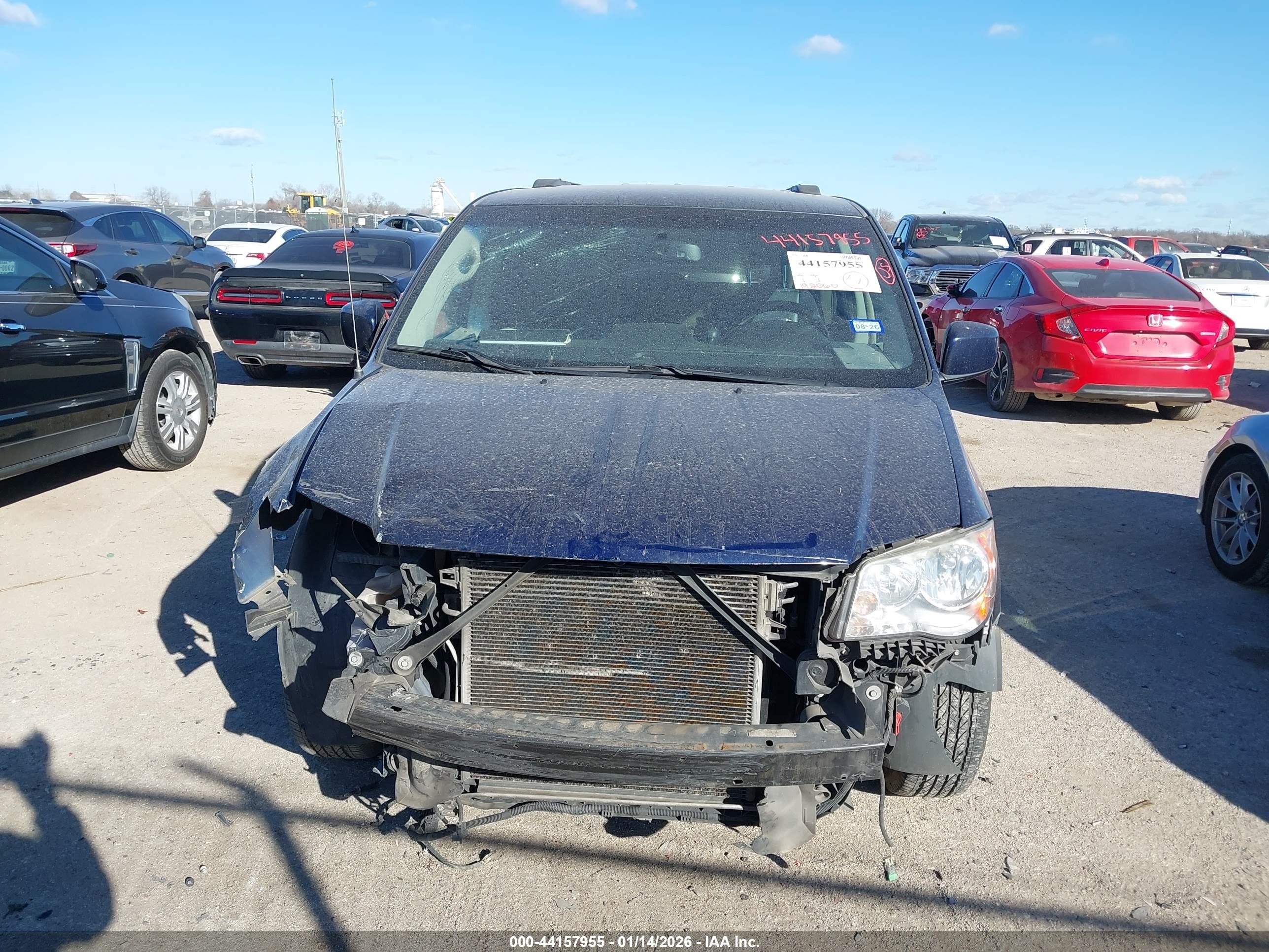 2015 Chrysler Town & Country Touring Blue vin: 2C4RC1BG9FR563058