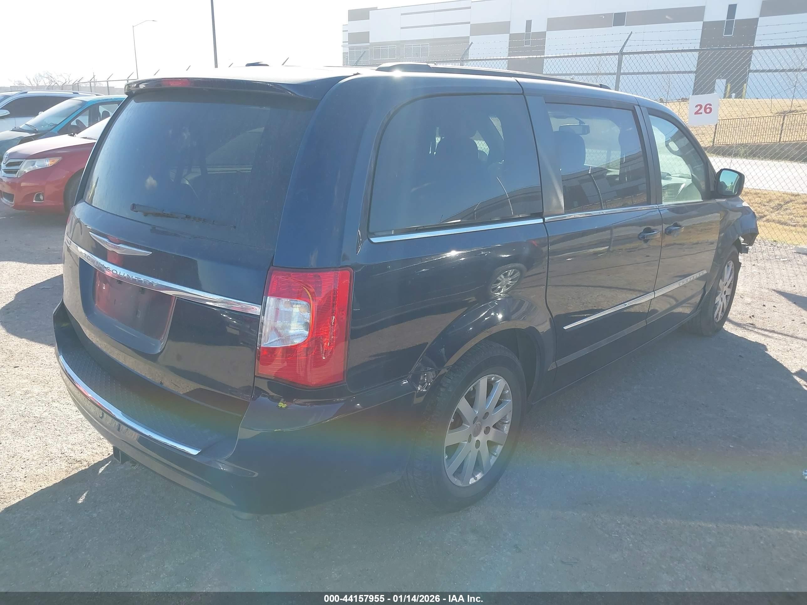 2015 Chrysler Town & Country Touring Blue vin: 2C4RC1BG9FR563058