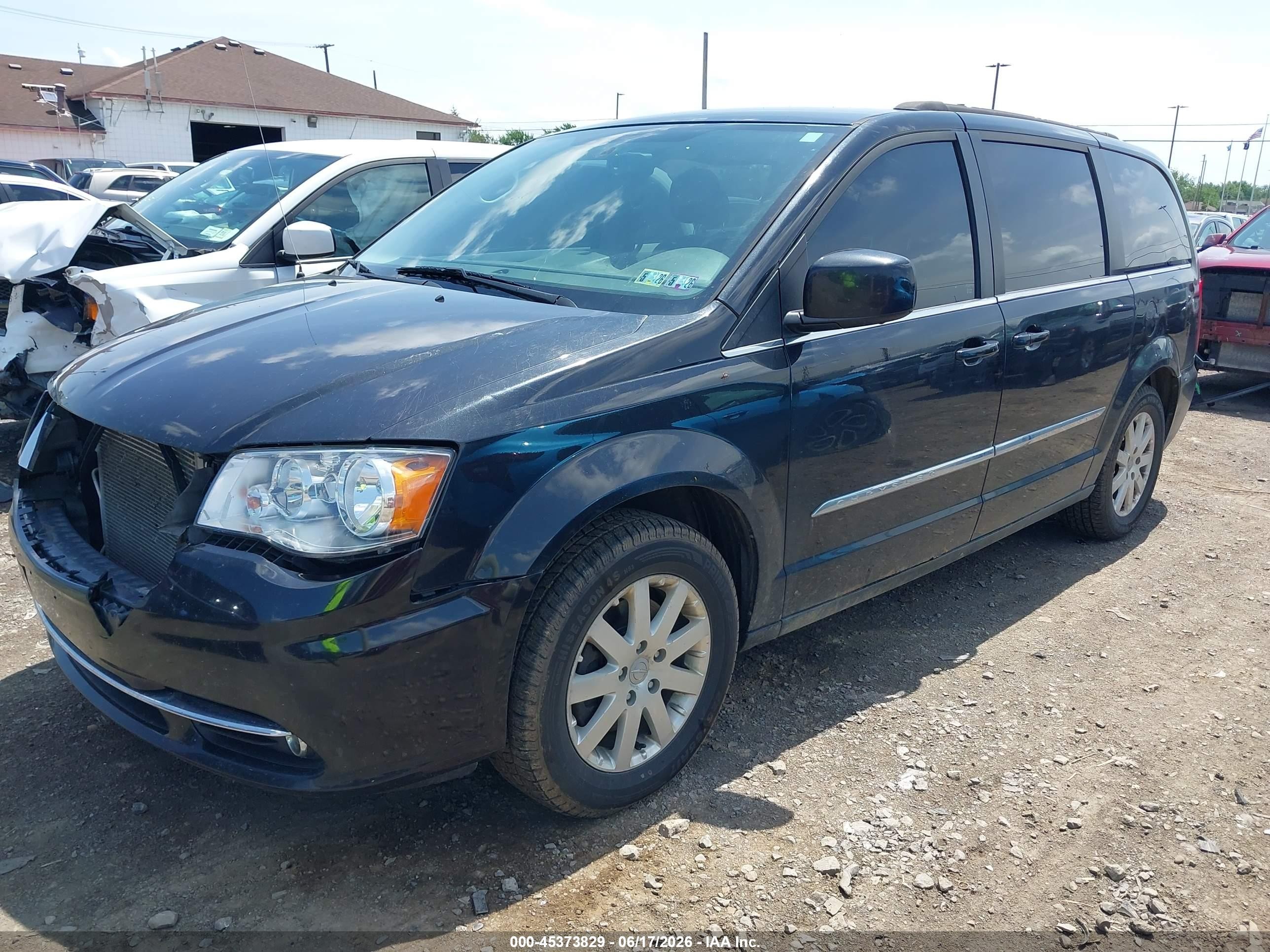 2015 Chrysler Town & Country Touring Black vin: 2C4RC1BG9FR619628