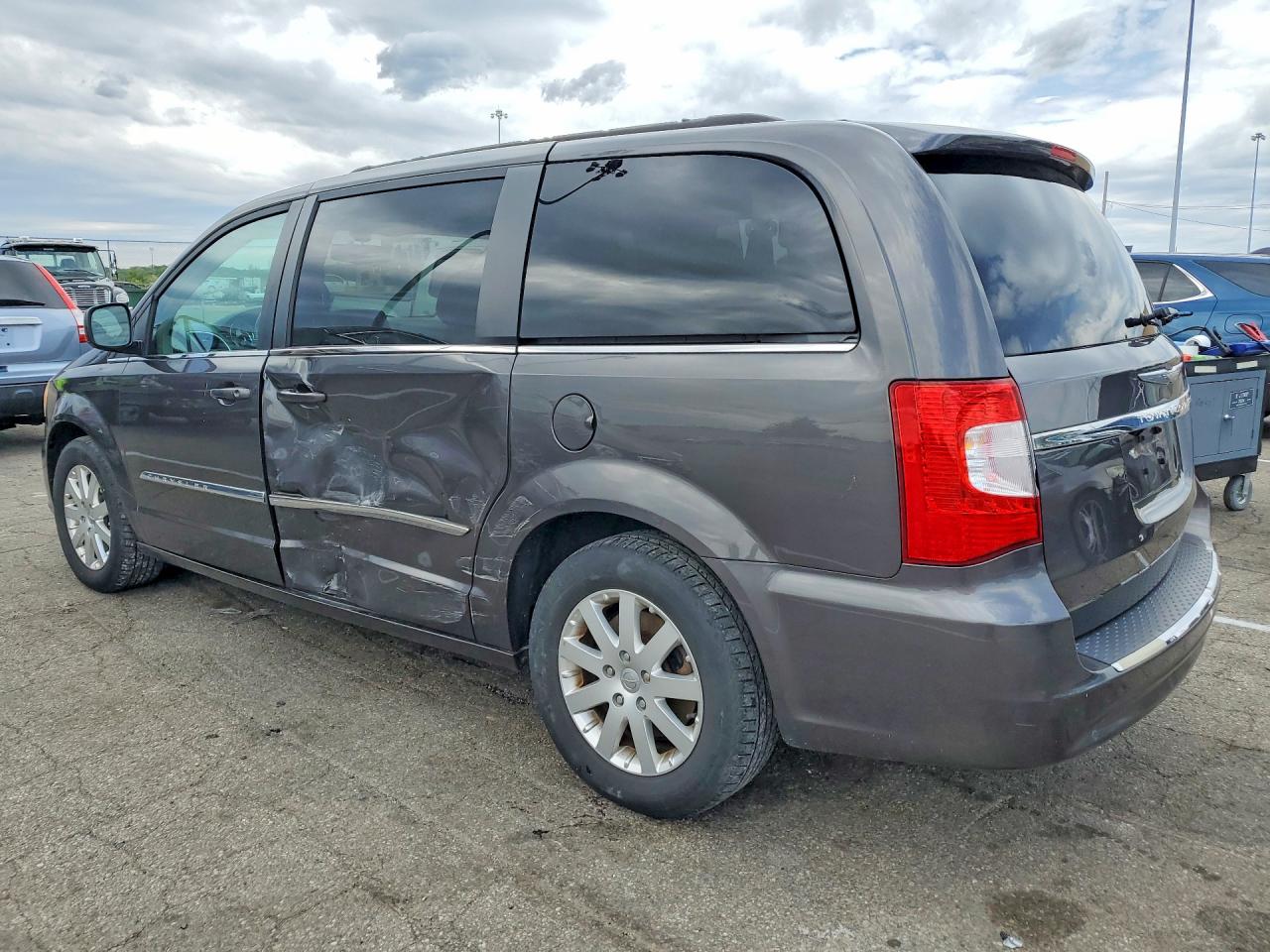 2015 Chrysler Town & Country Touring Gray vin: 2C4RC1BG9FR656324