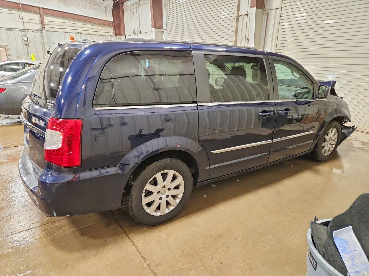 2016 Chrysler Town & Country Touring Blue vin: 2C4RC1BG9GR148405