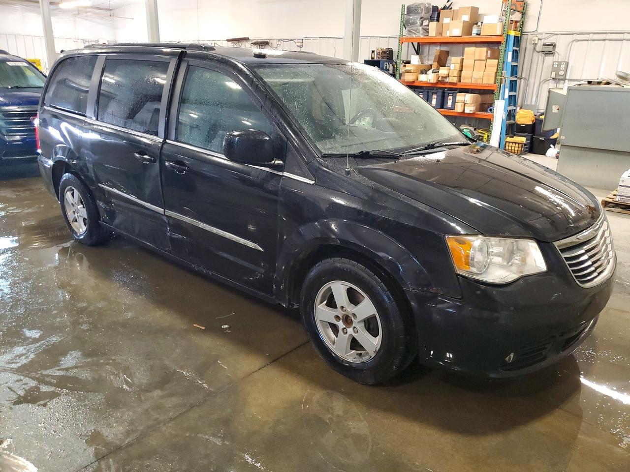 2012 Chrysler Town & Country Touring Black vin: 2C4RC1BGXCR133096